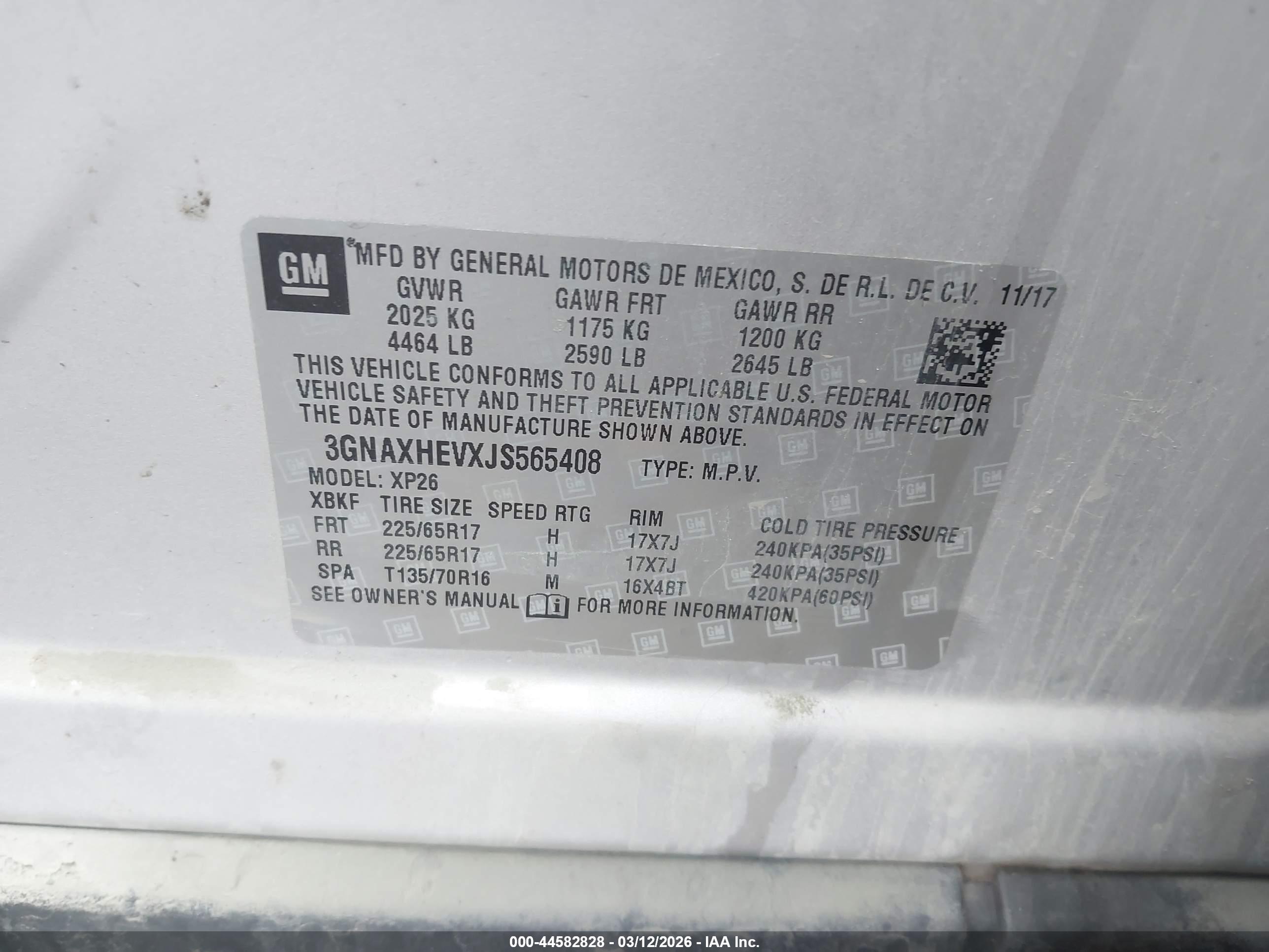 CHEVROLET EQUINOX image 9