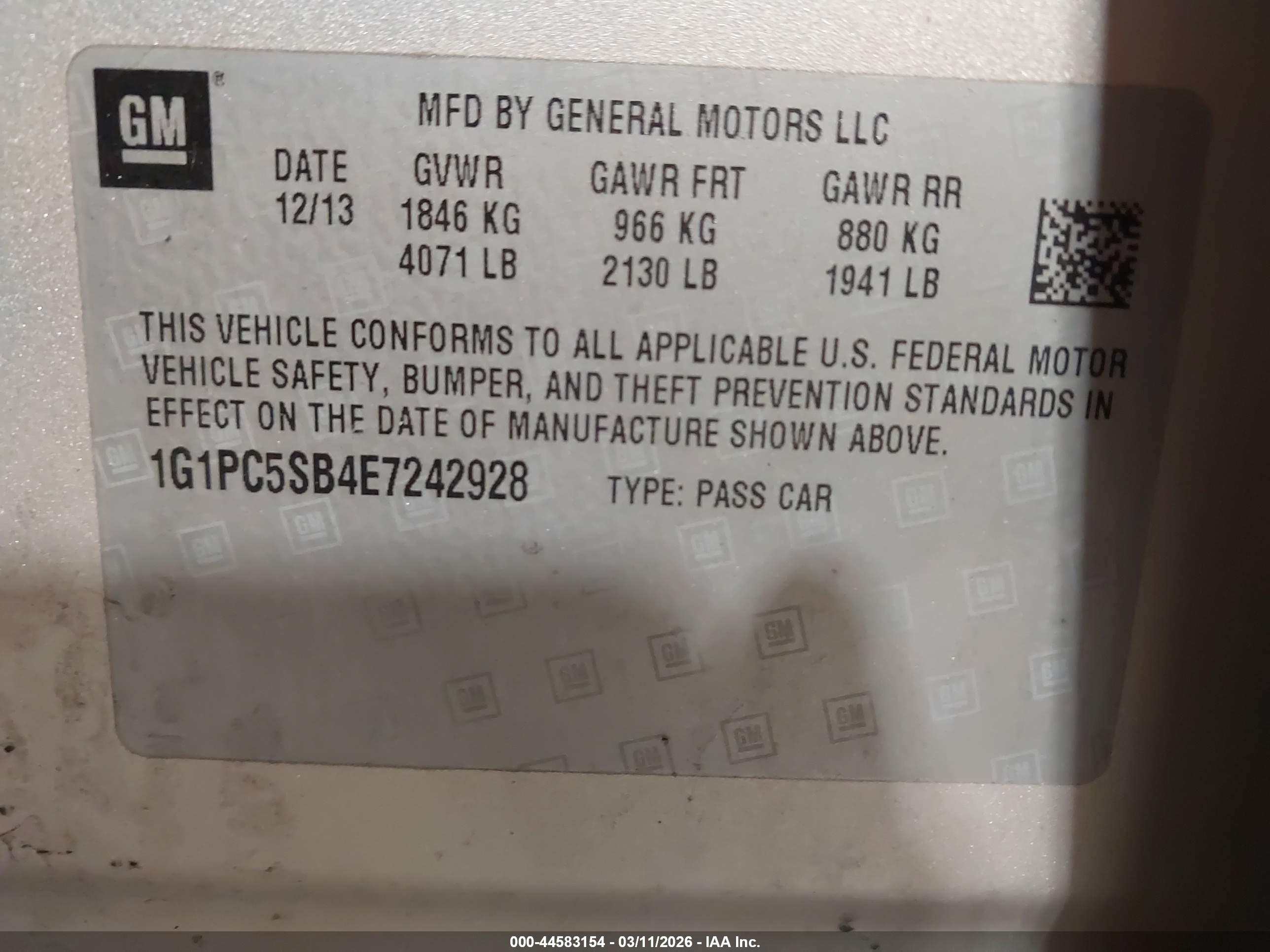 CHEVROLET CRUZE image 9