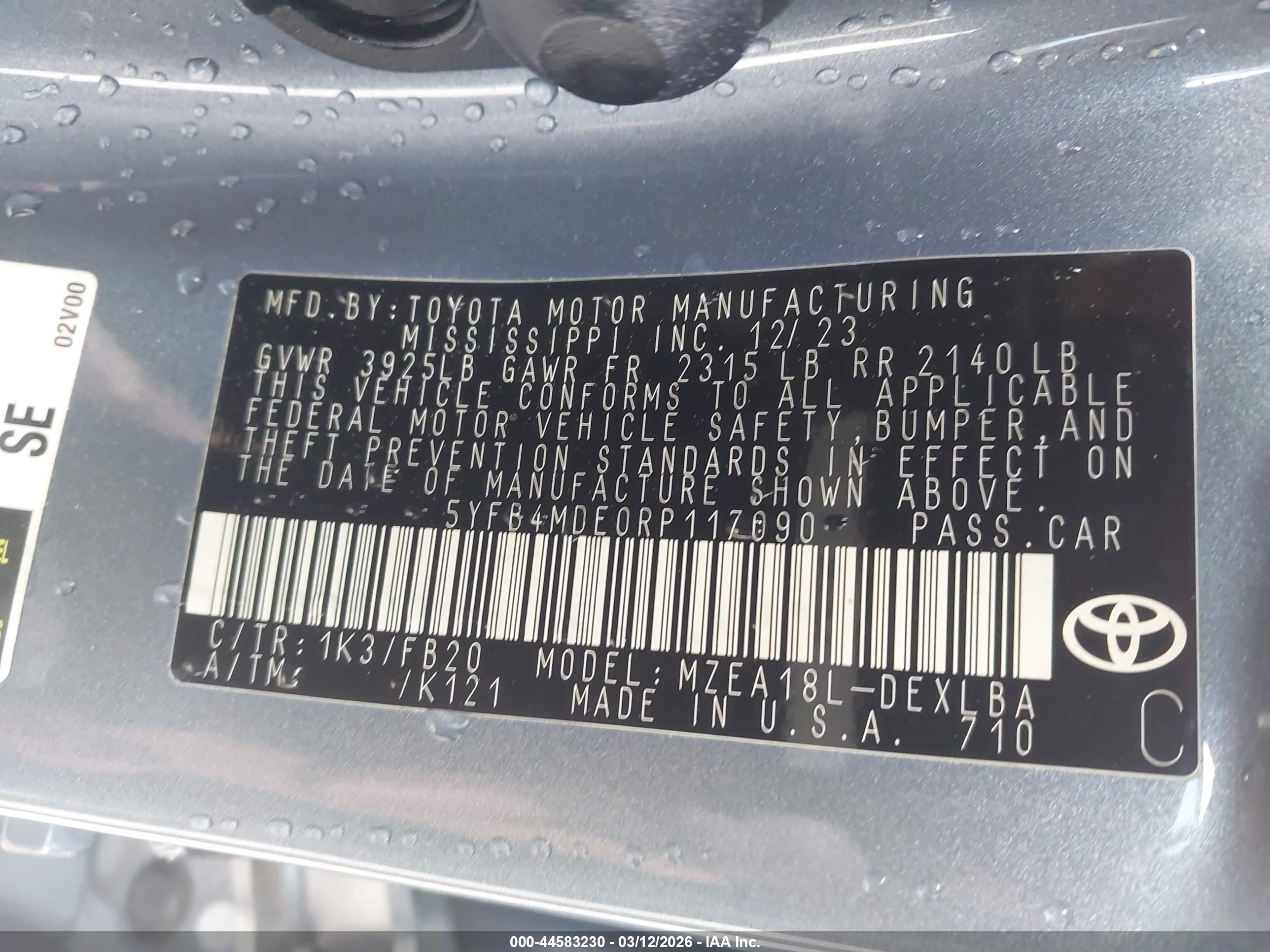 TOYOTA COROLLA image 9
