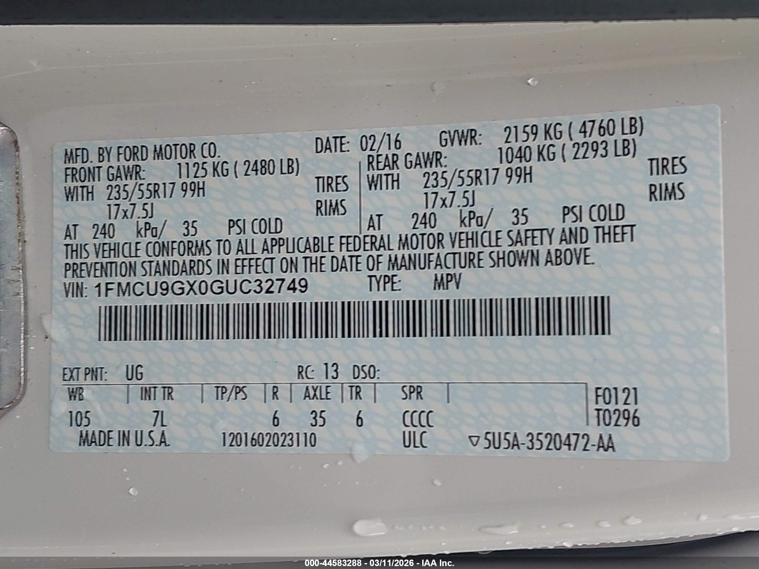 FORD ESCAPE image 9