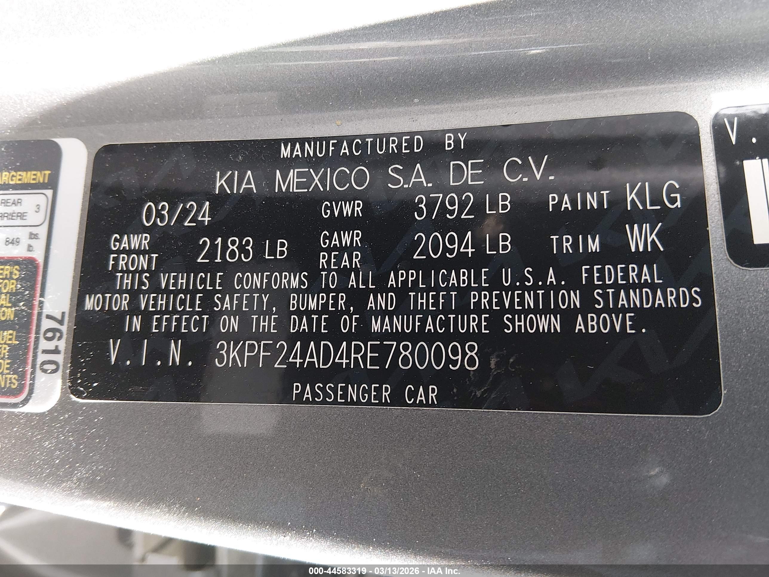KIA FORTE image 9