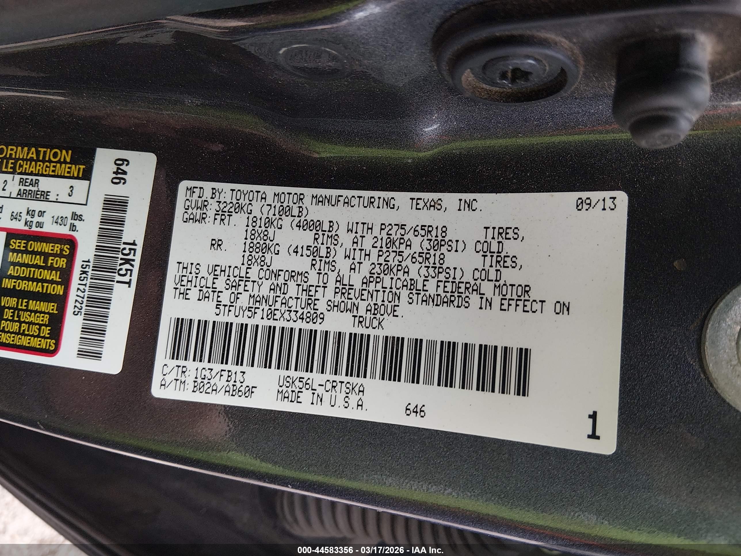 TOYOTA TUNDRA image 9