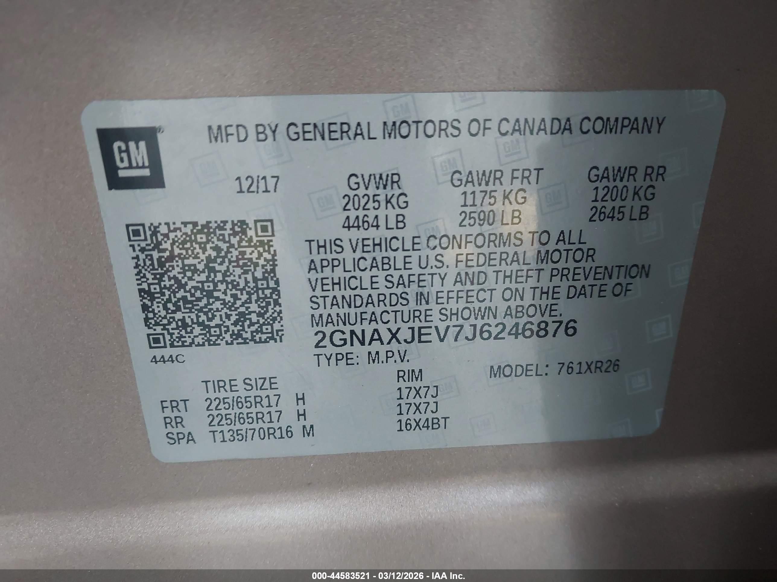 CHEVROLET EQUINOX image 9