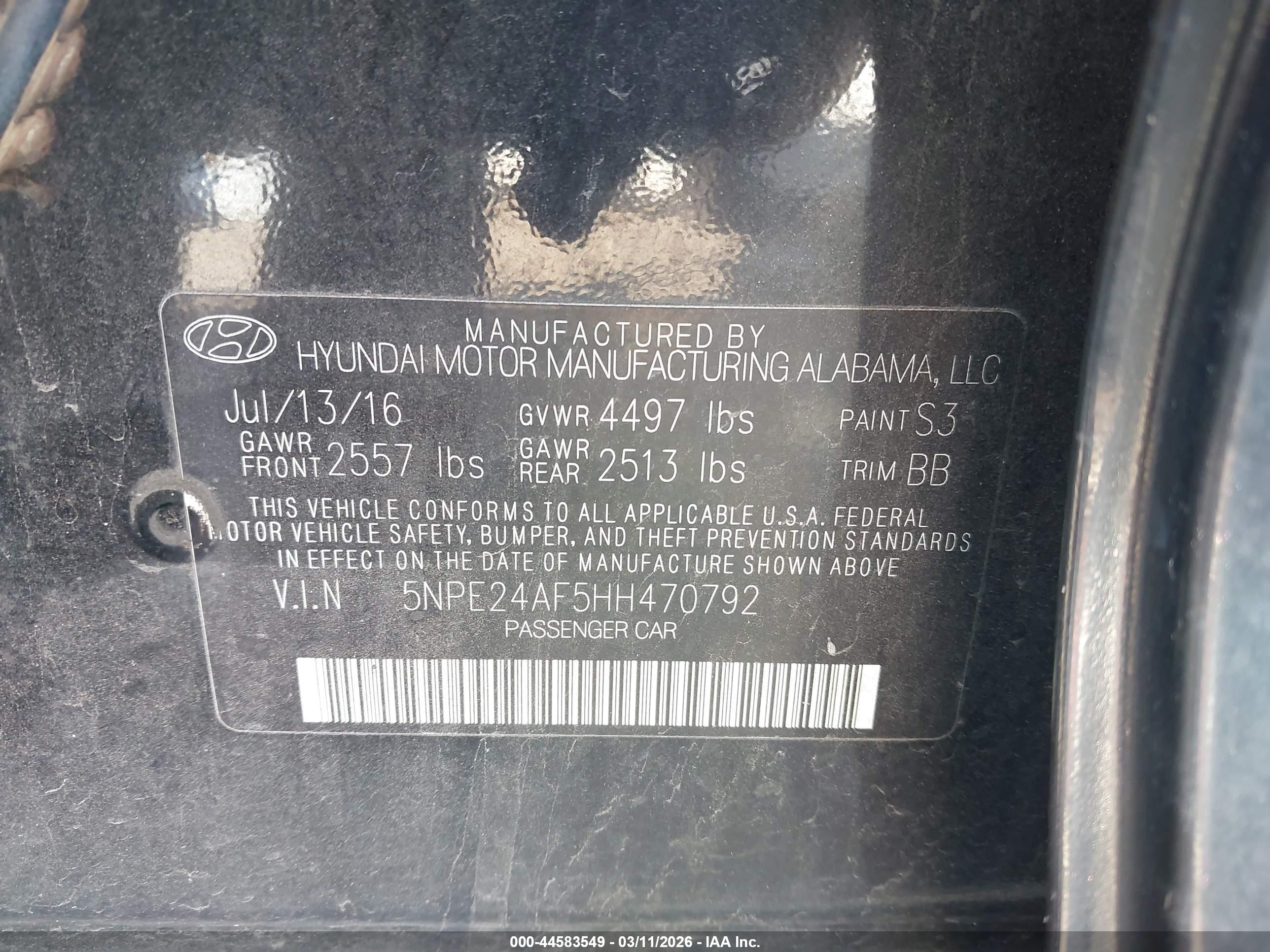 HYUNDAI SONATA image 9