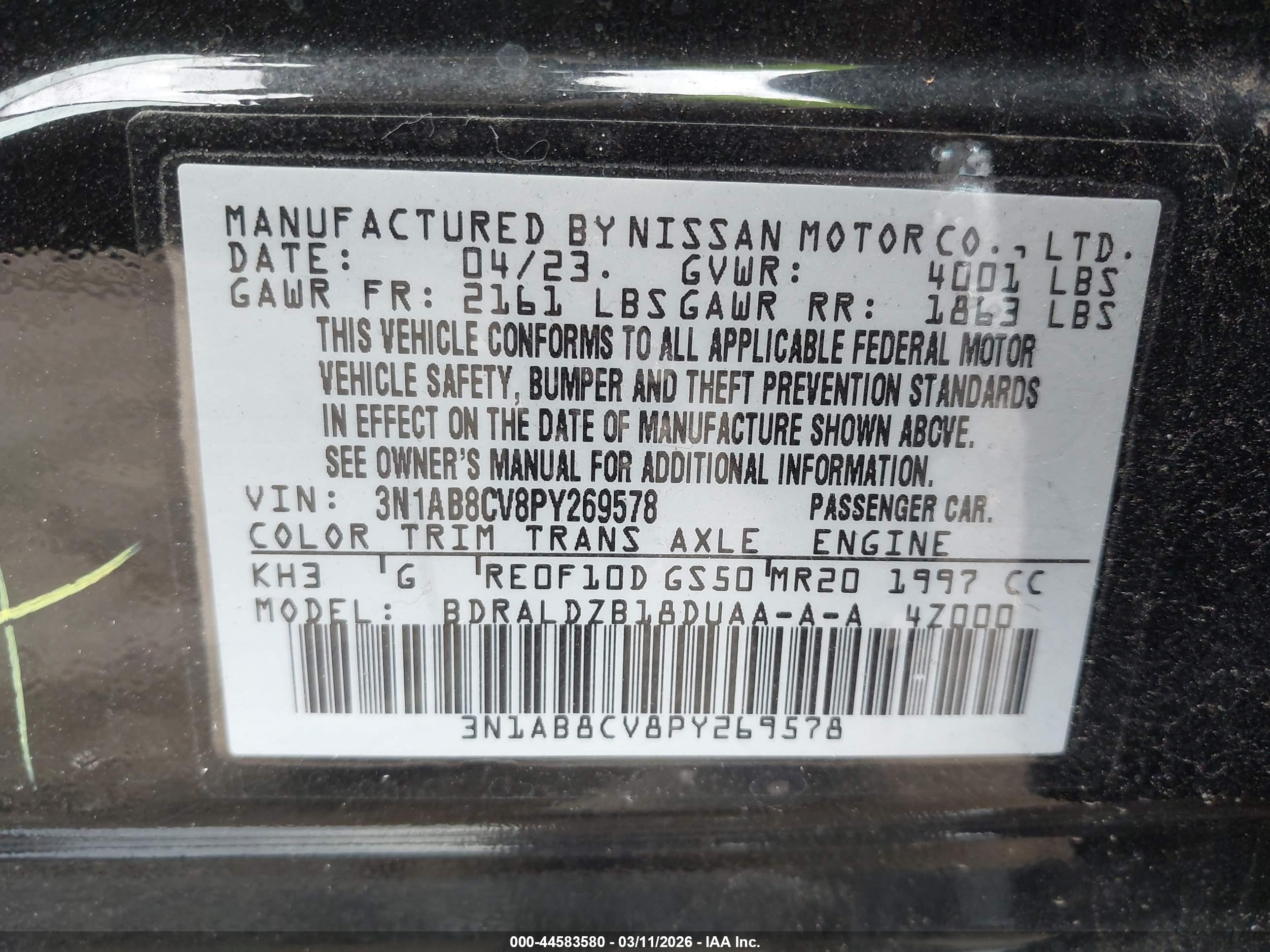 NISSAN SENTRA image 9