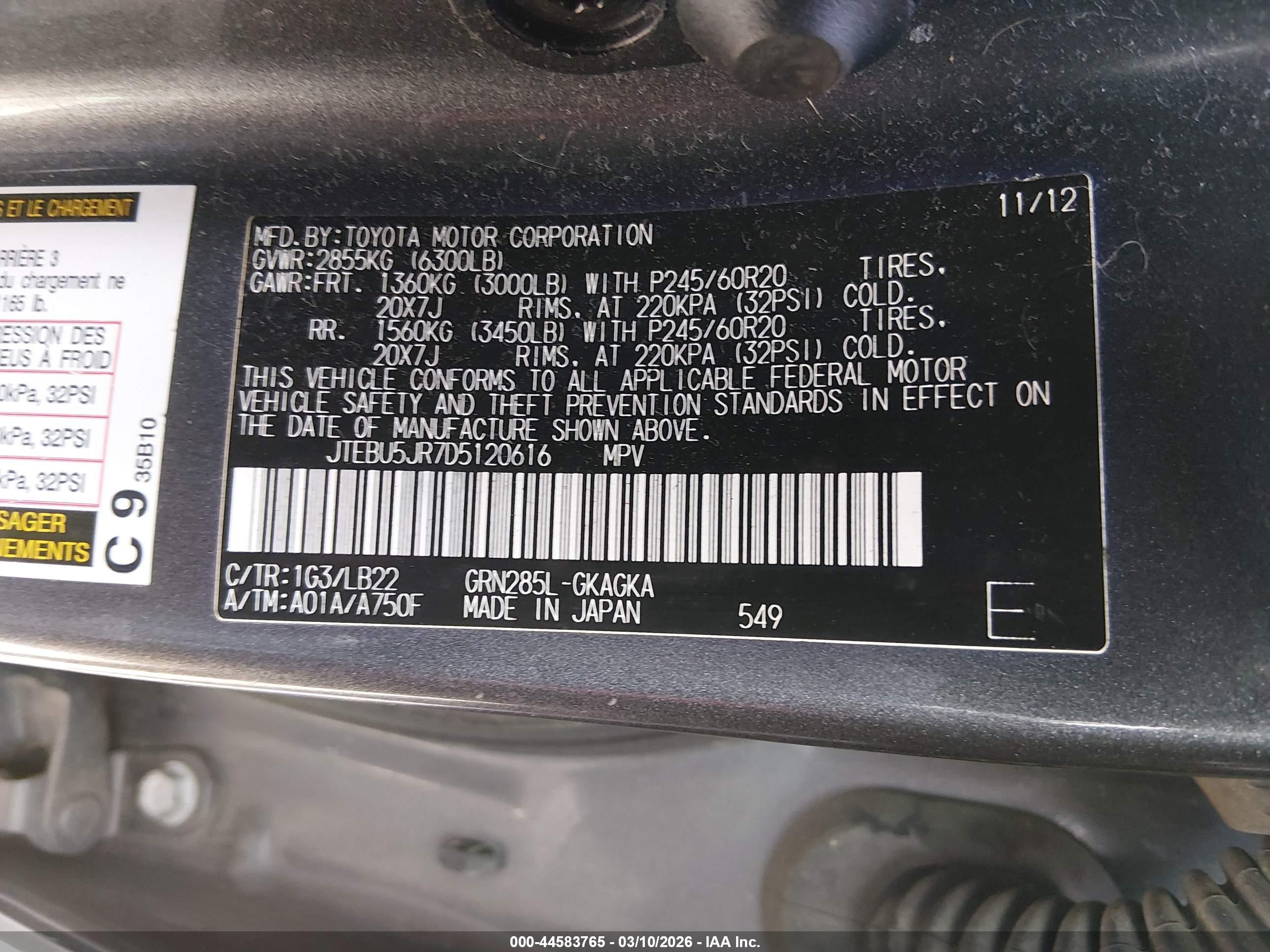TOYOTA 4RUNNER image 9