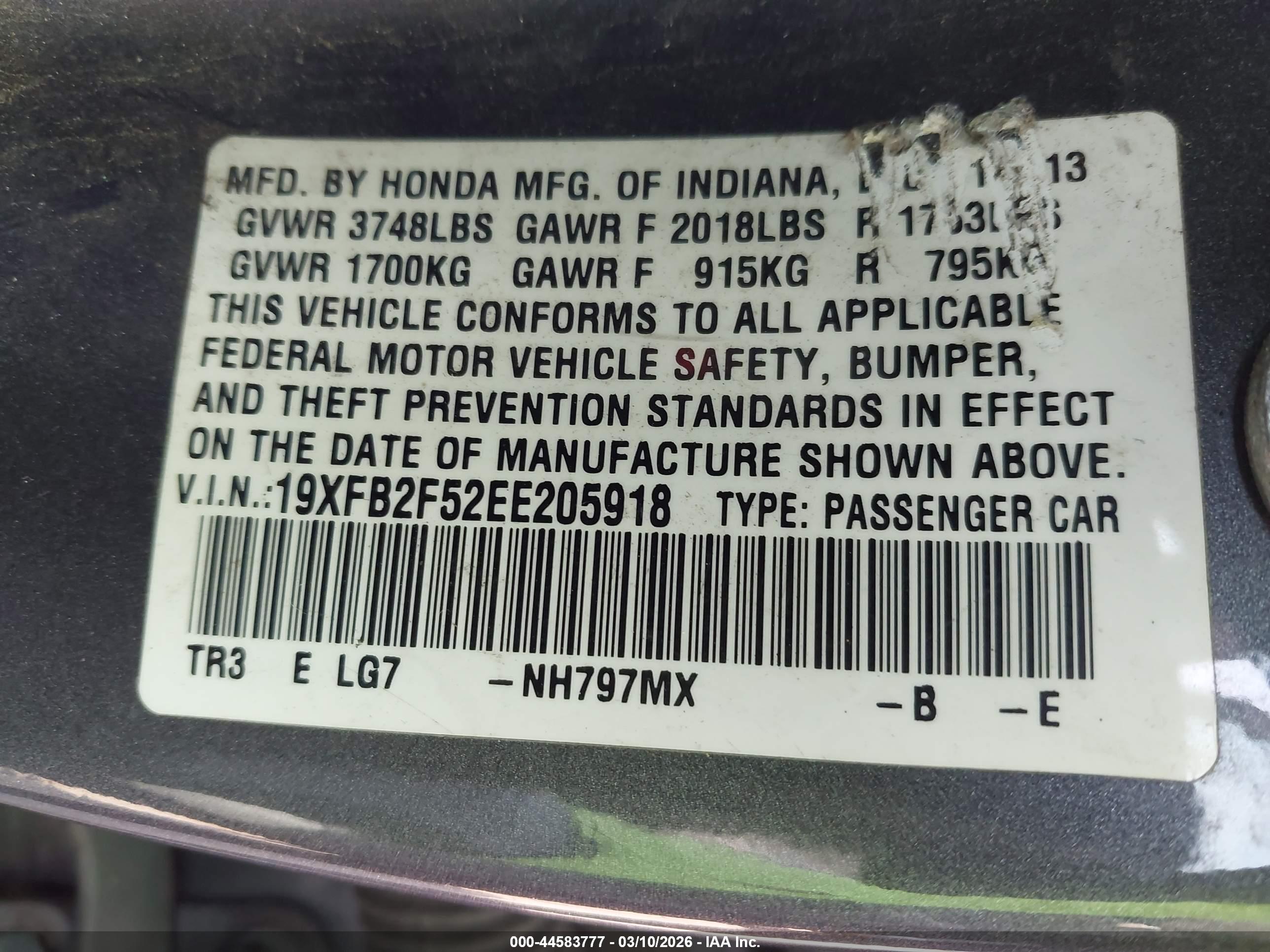 HONDA CIVIC image 9