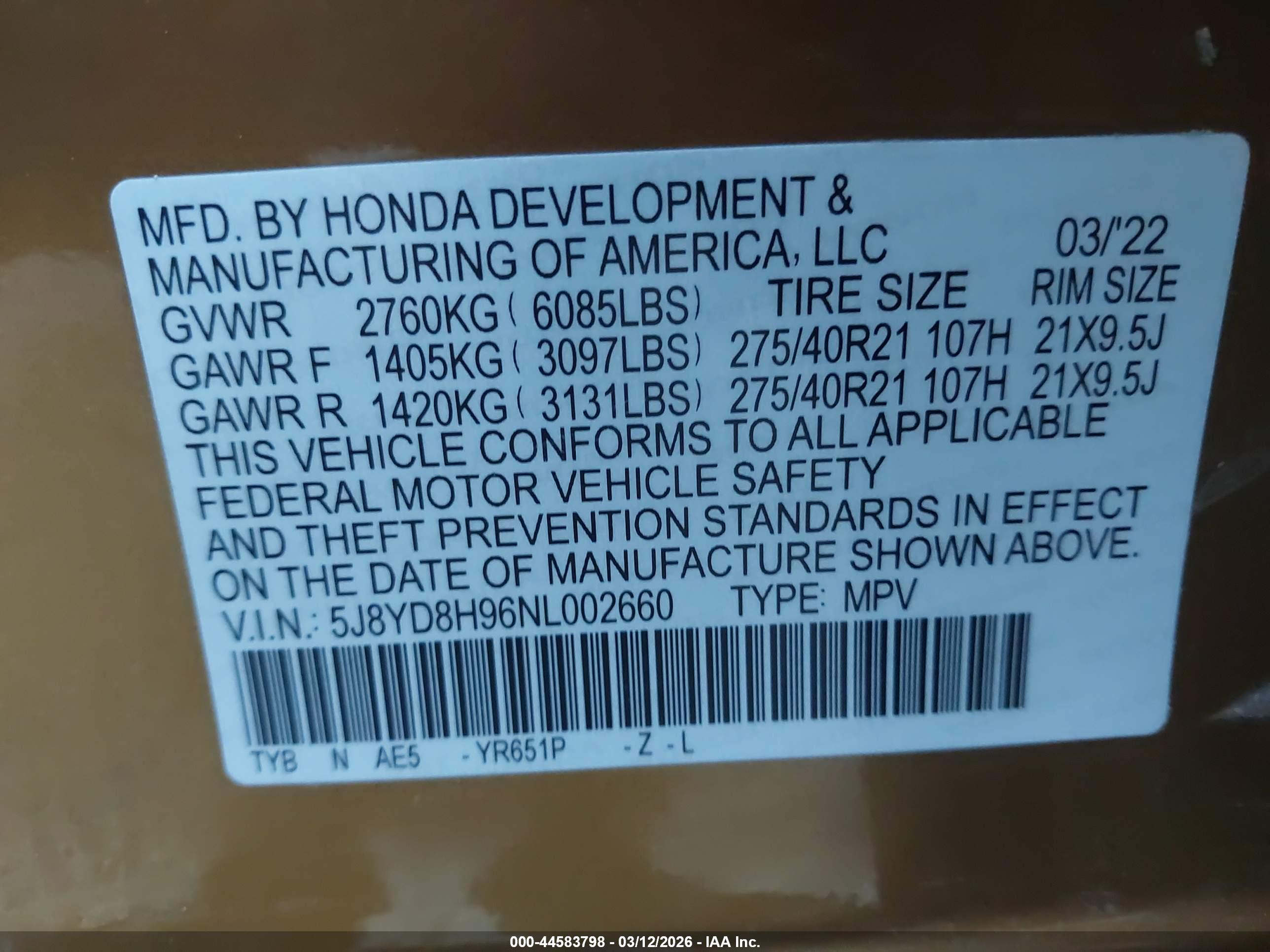 ACURA MDX image 9