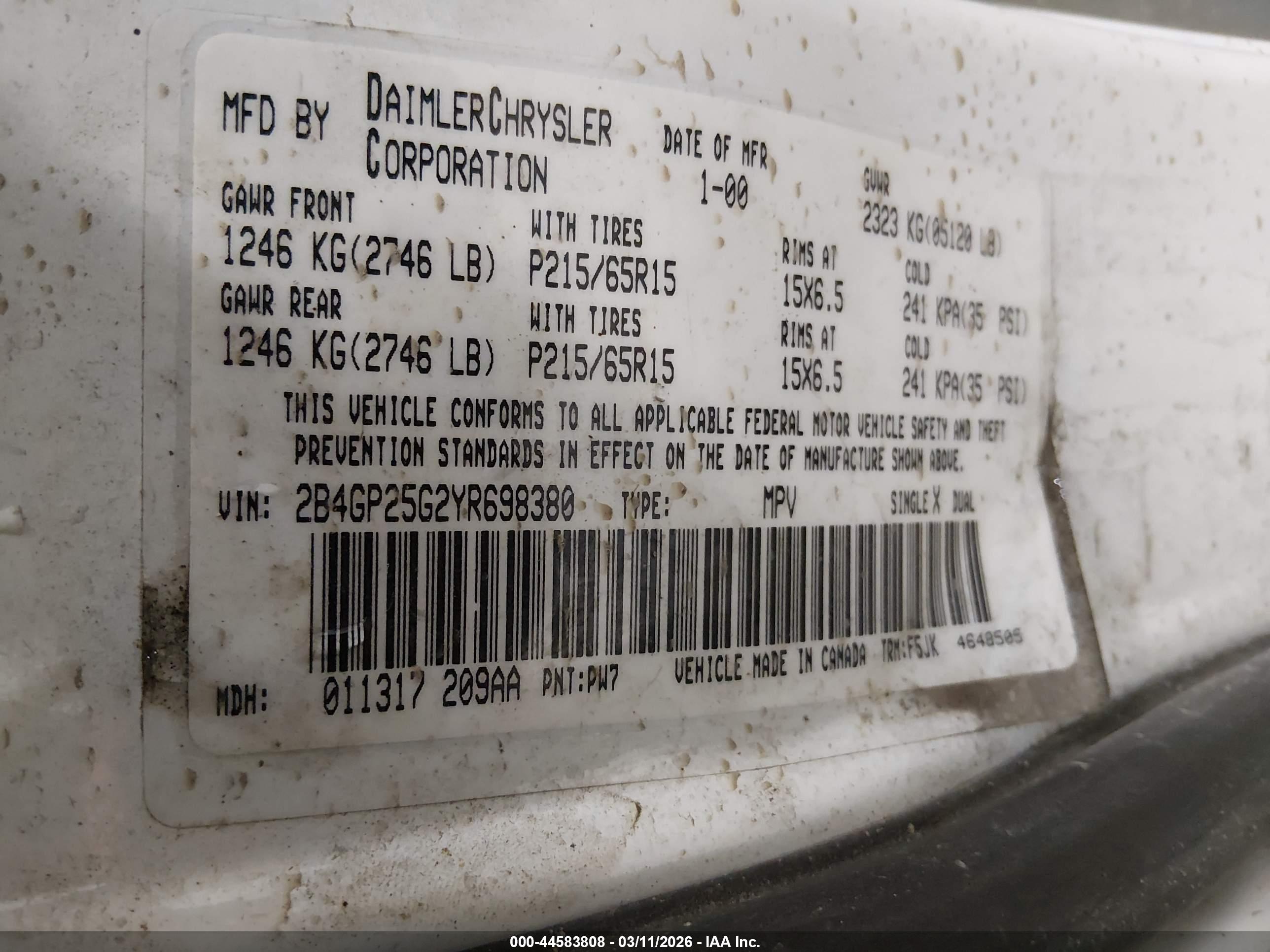 DODGE CARAVAN image 9
