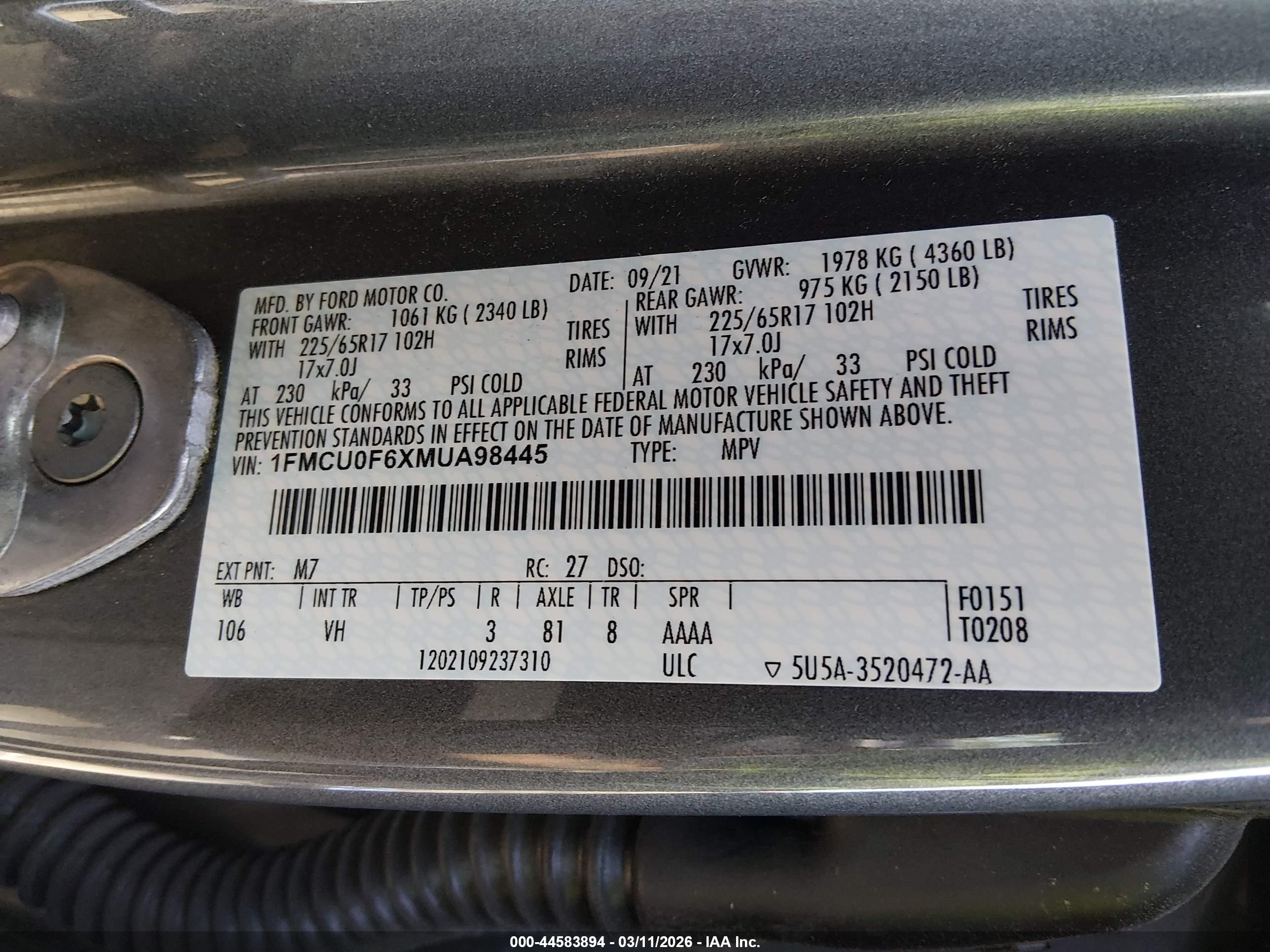 FORD ESCAPE image 9