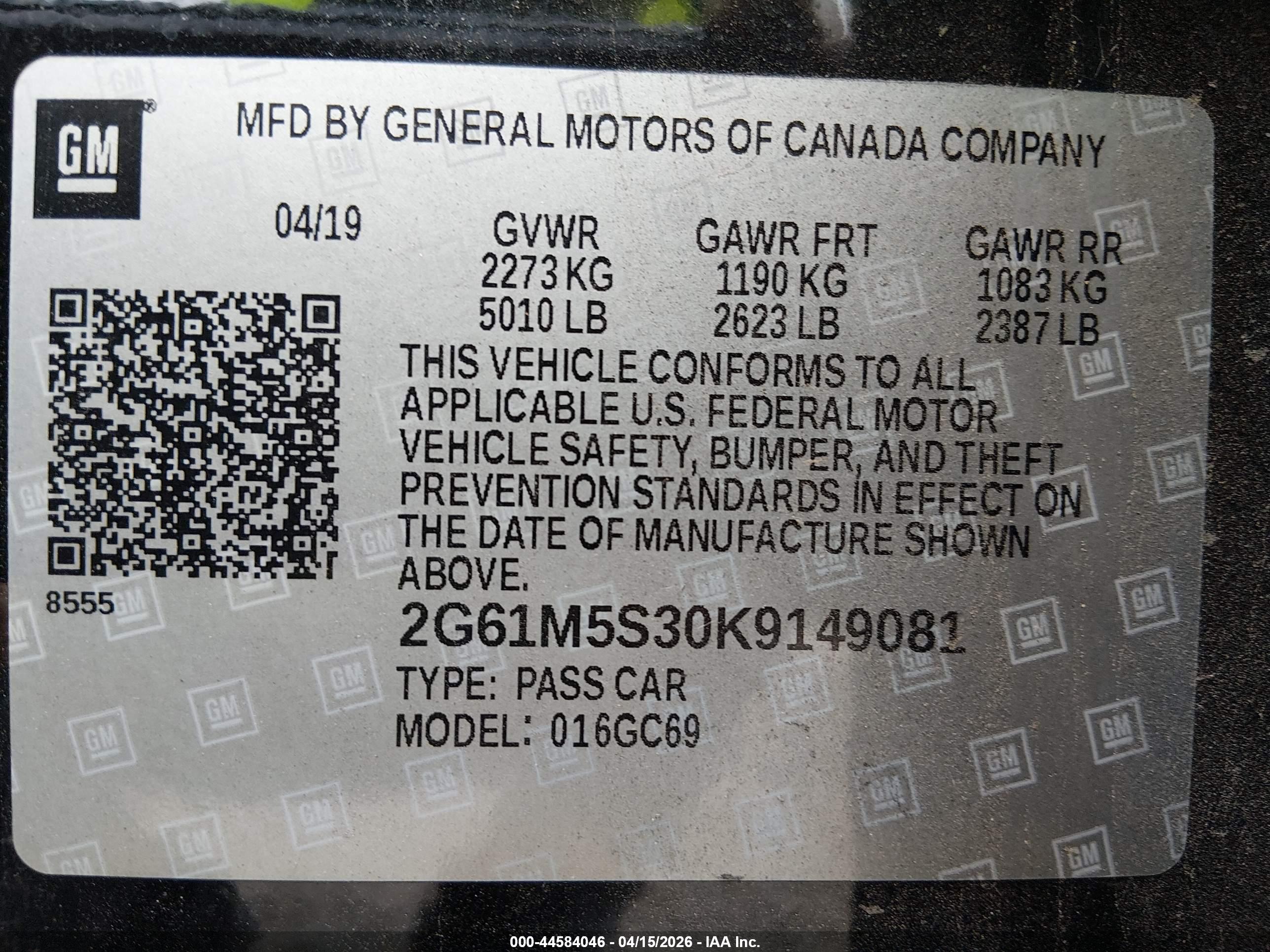 CADILLAC XTS image 9