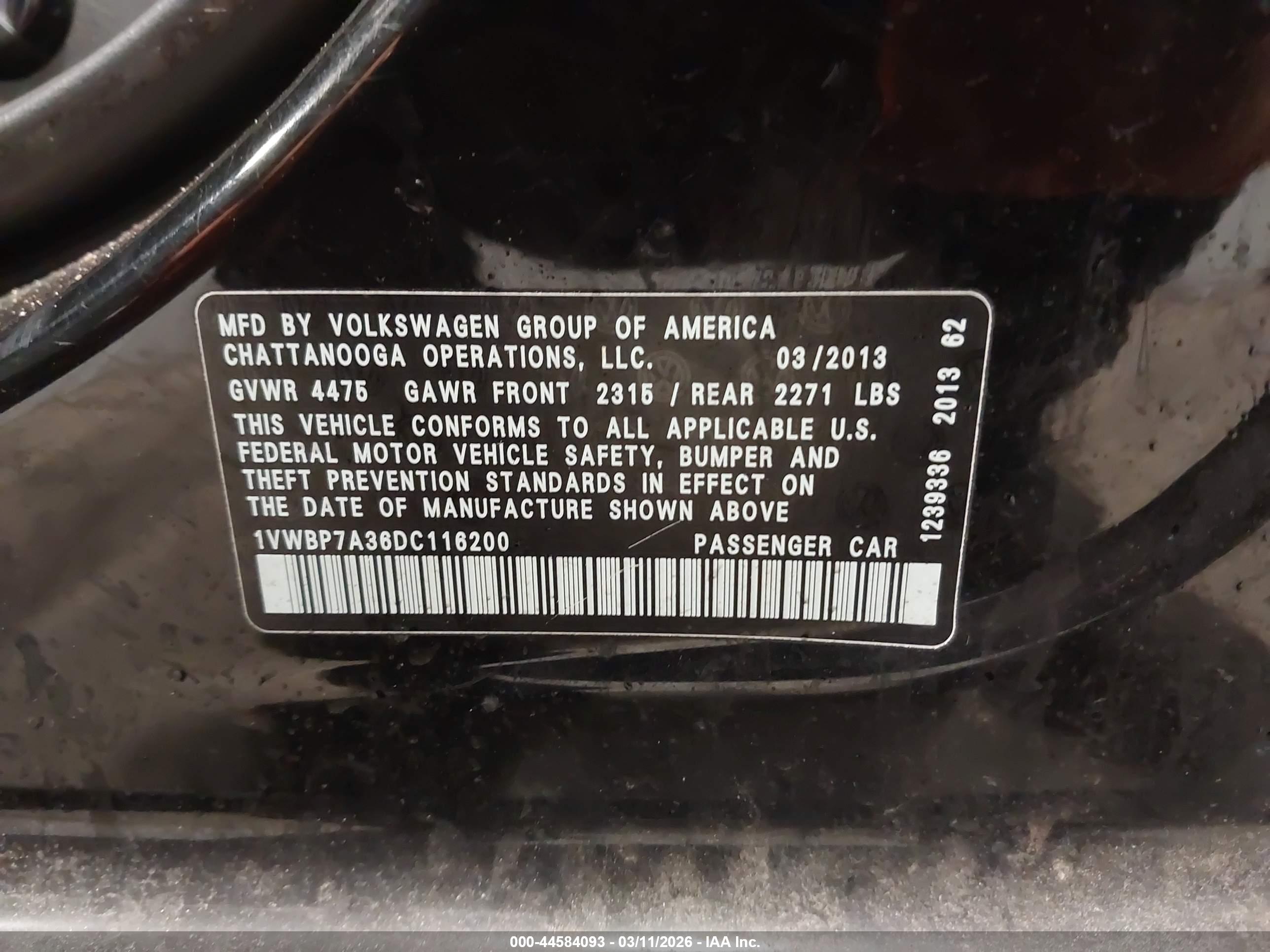 VOLKSWAGEN PASSAT image 9