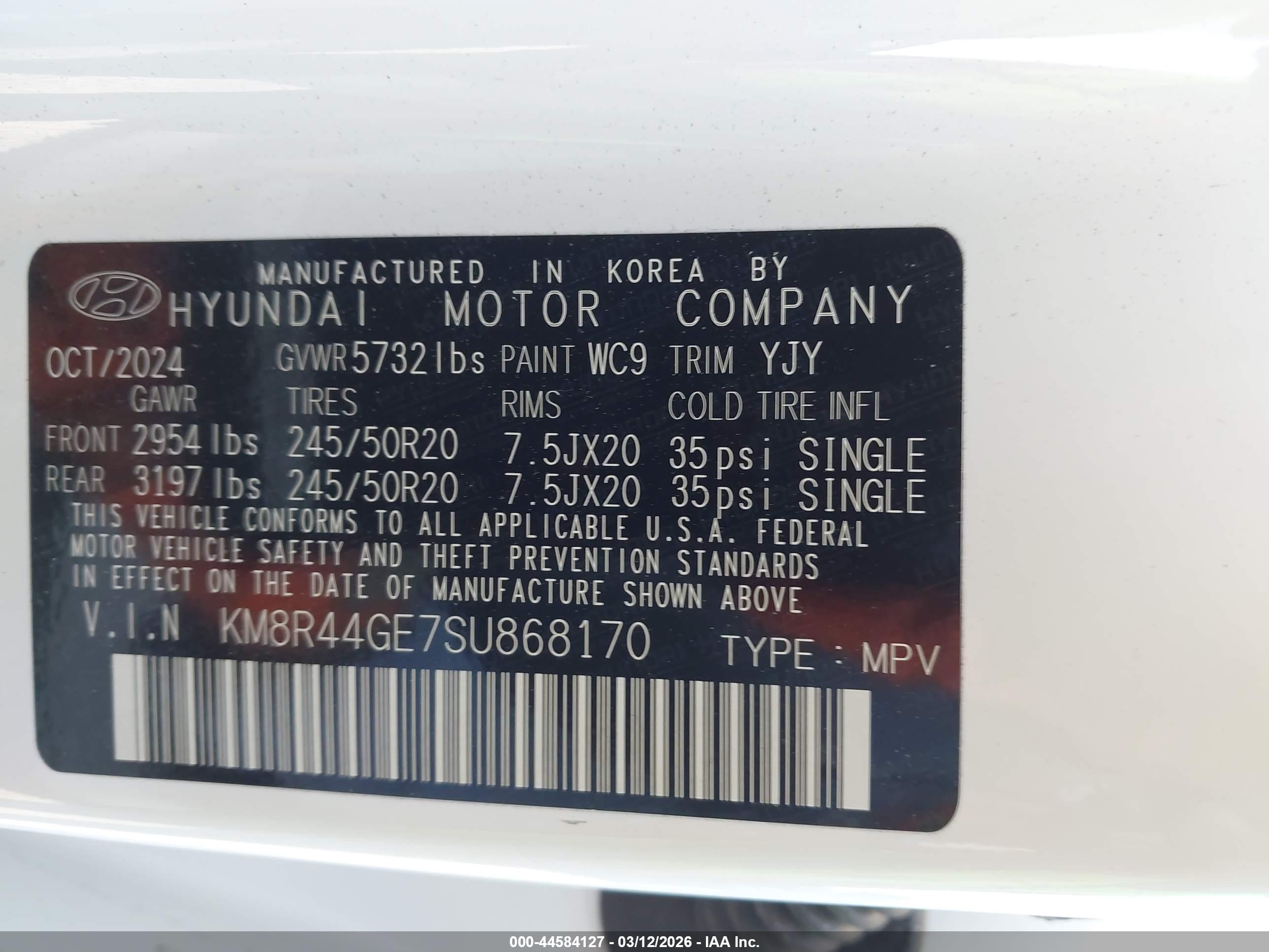 HYUNDAI PALISADE image 9