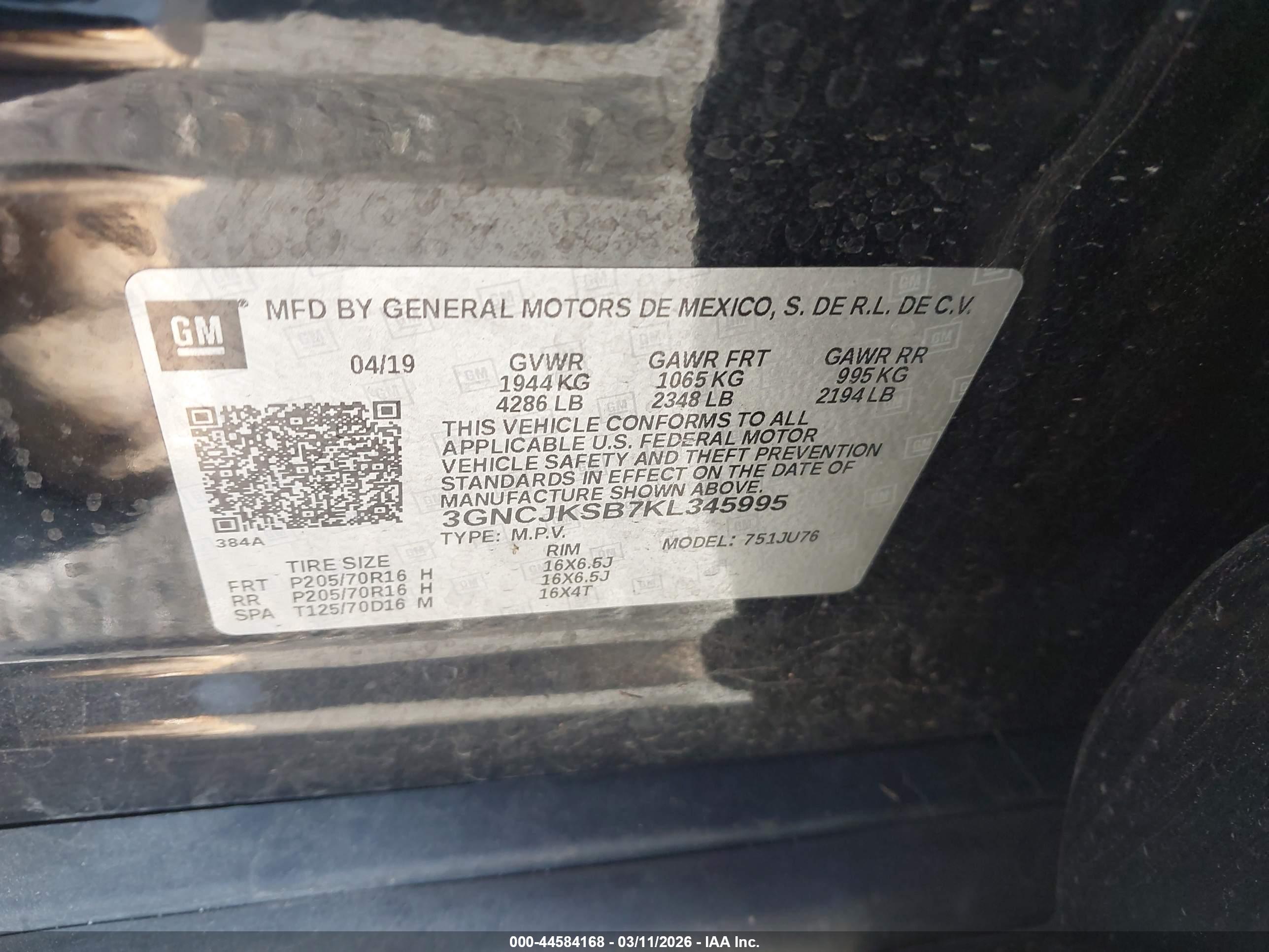 CHEVROLET TRAX image 9