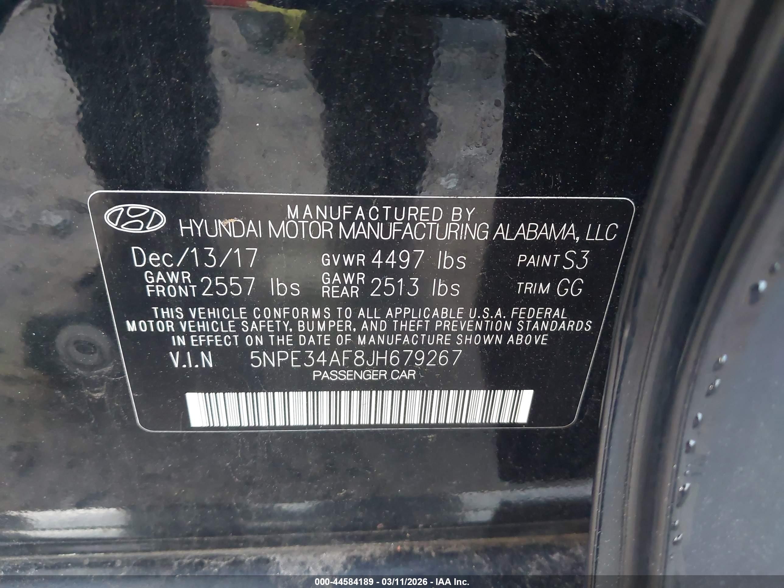 HYUNDAI SONATA image 9