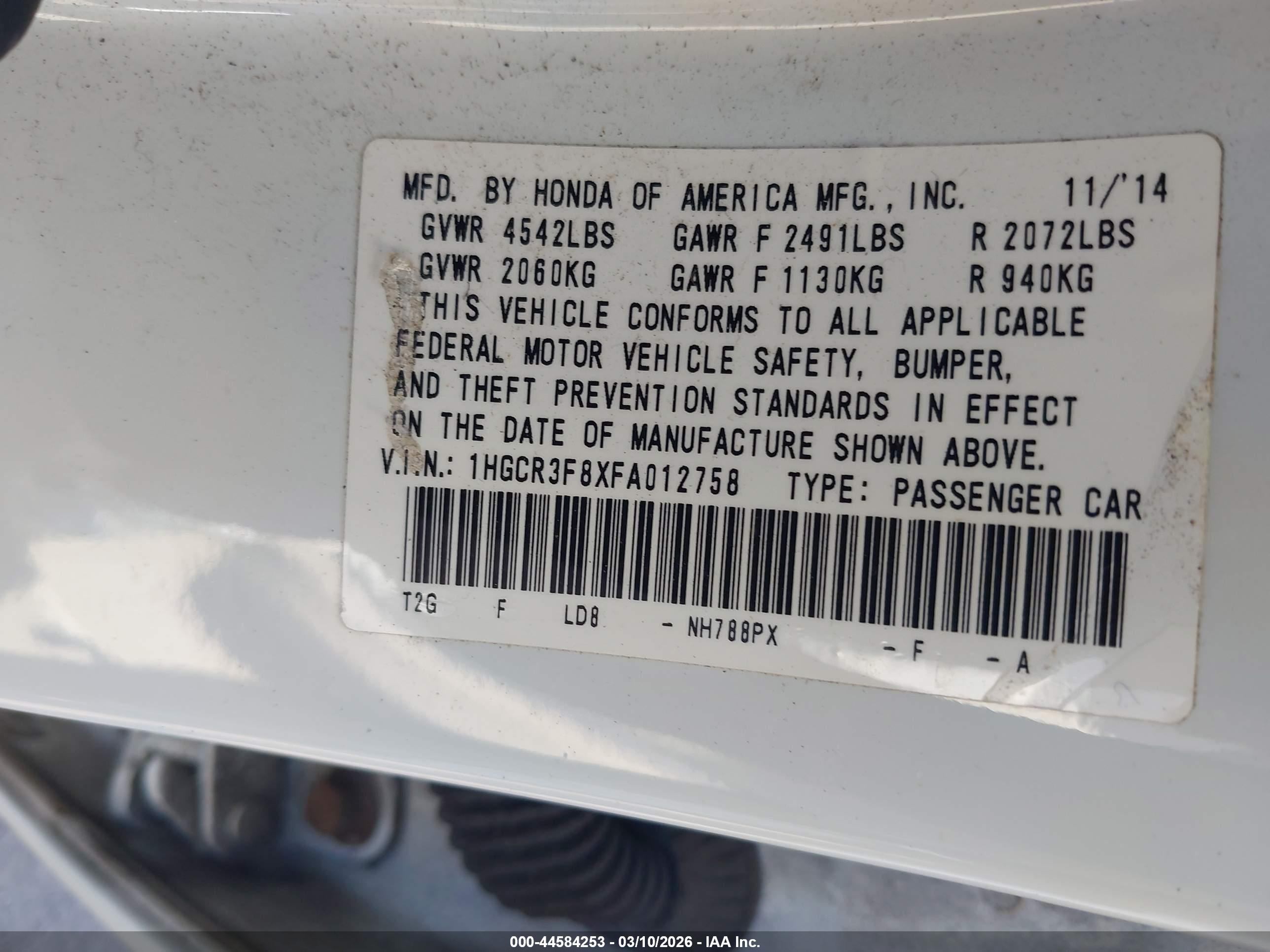 HONDA ACCORD image 9