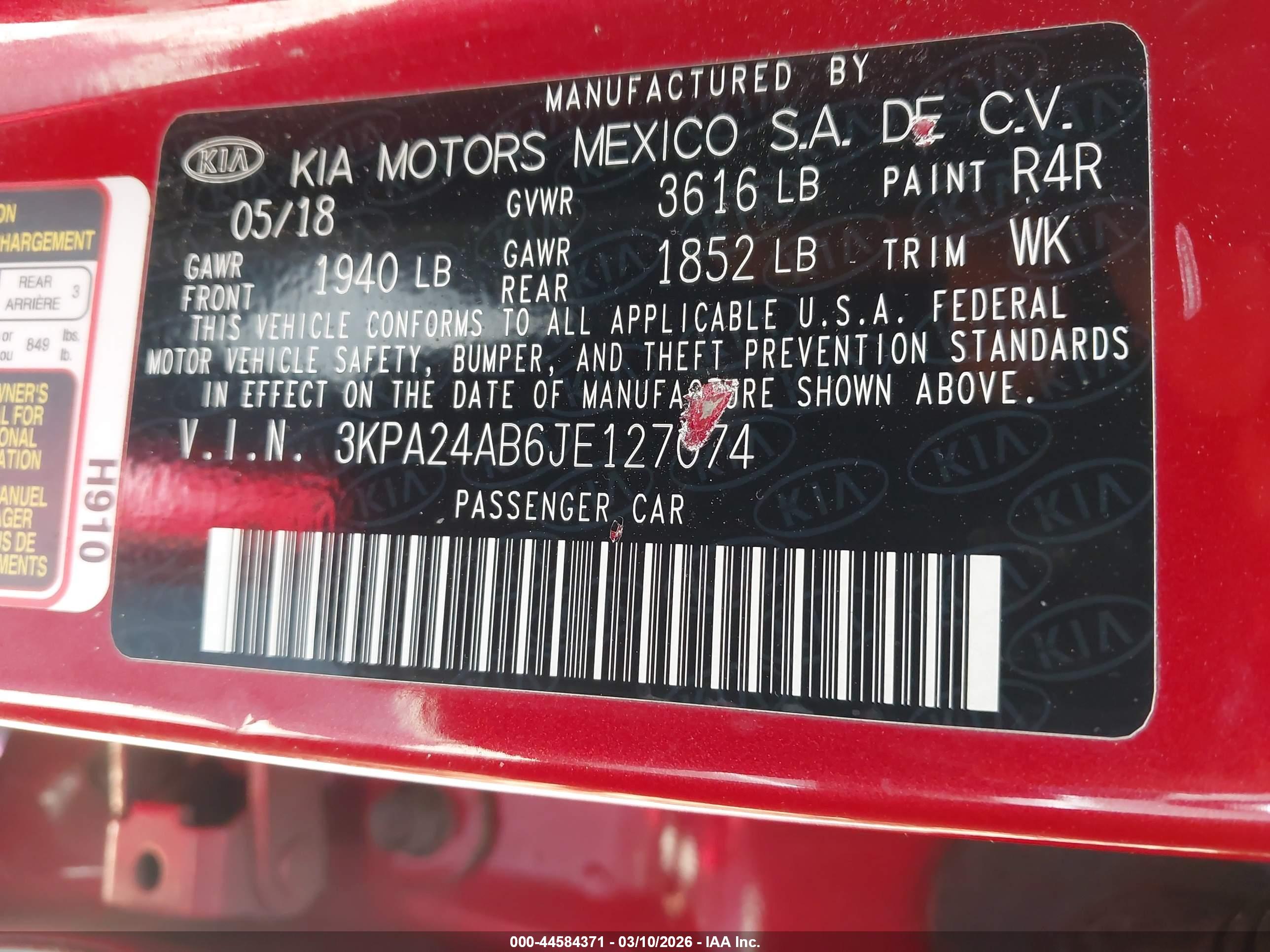 KIA RIO image 9