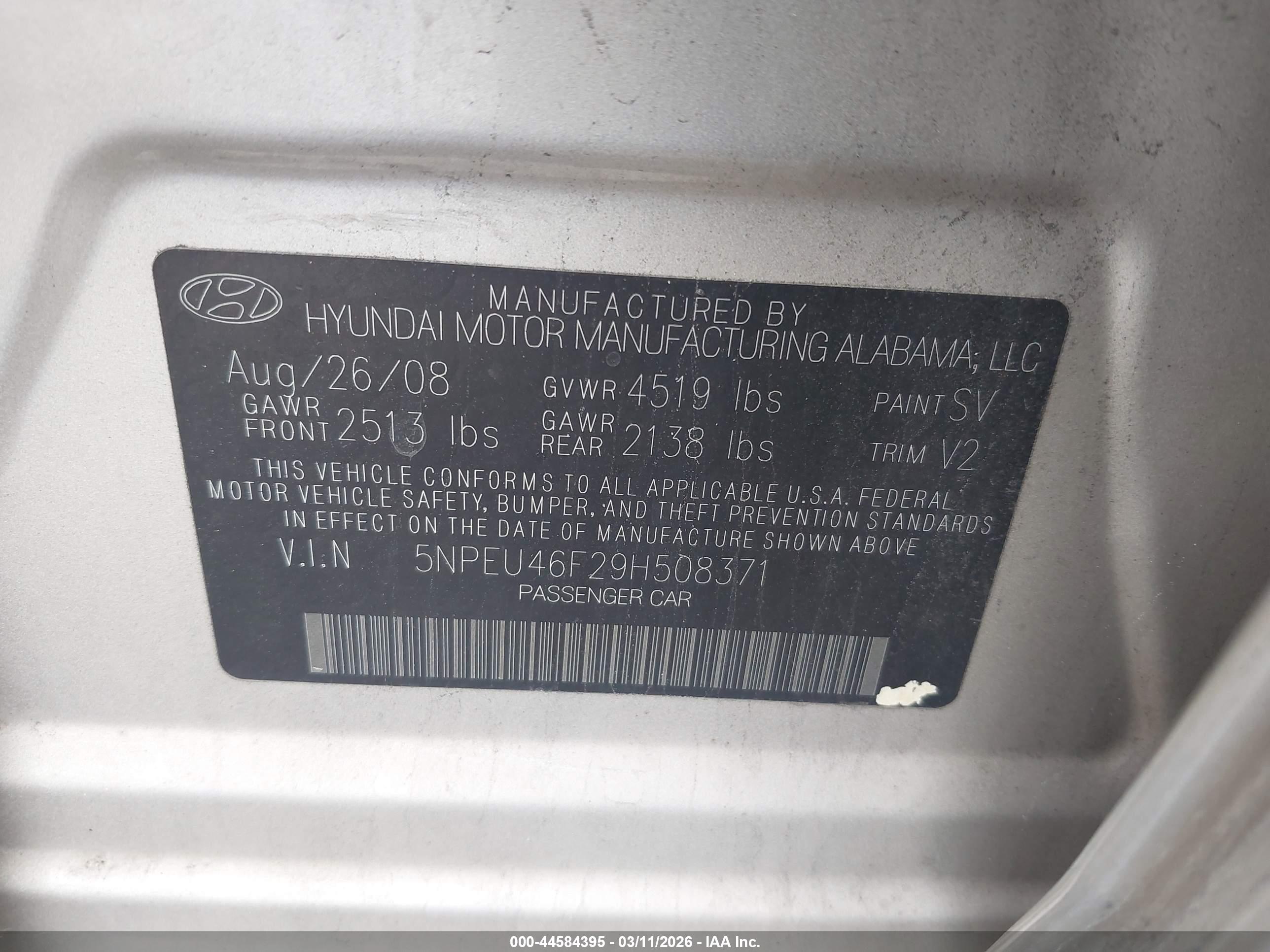 HYUNDAI SONATA image 9