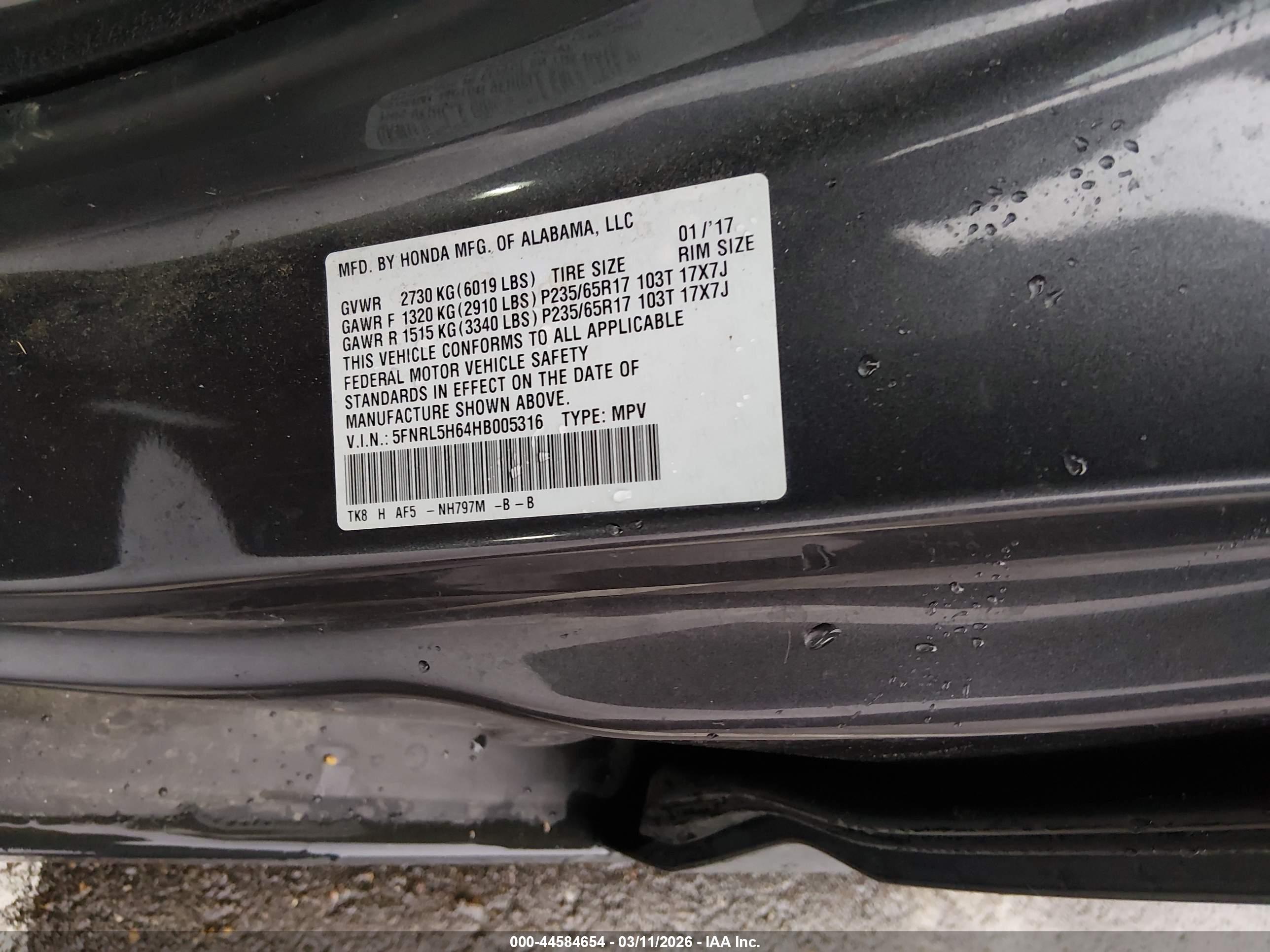 HONDA ODYSSEY image 9