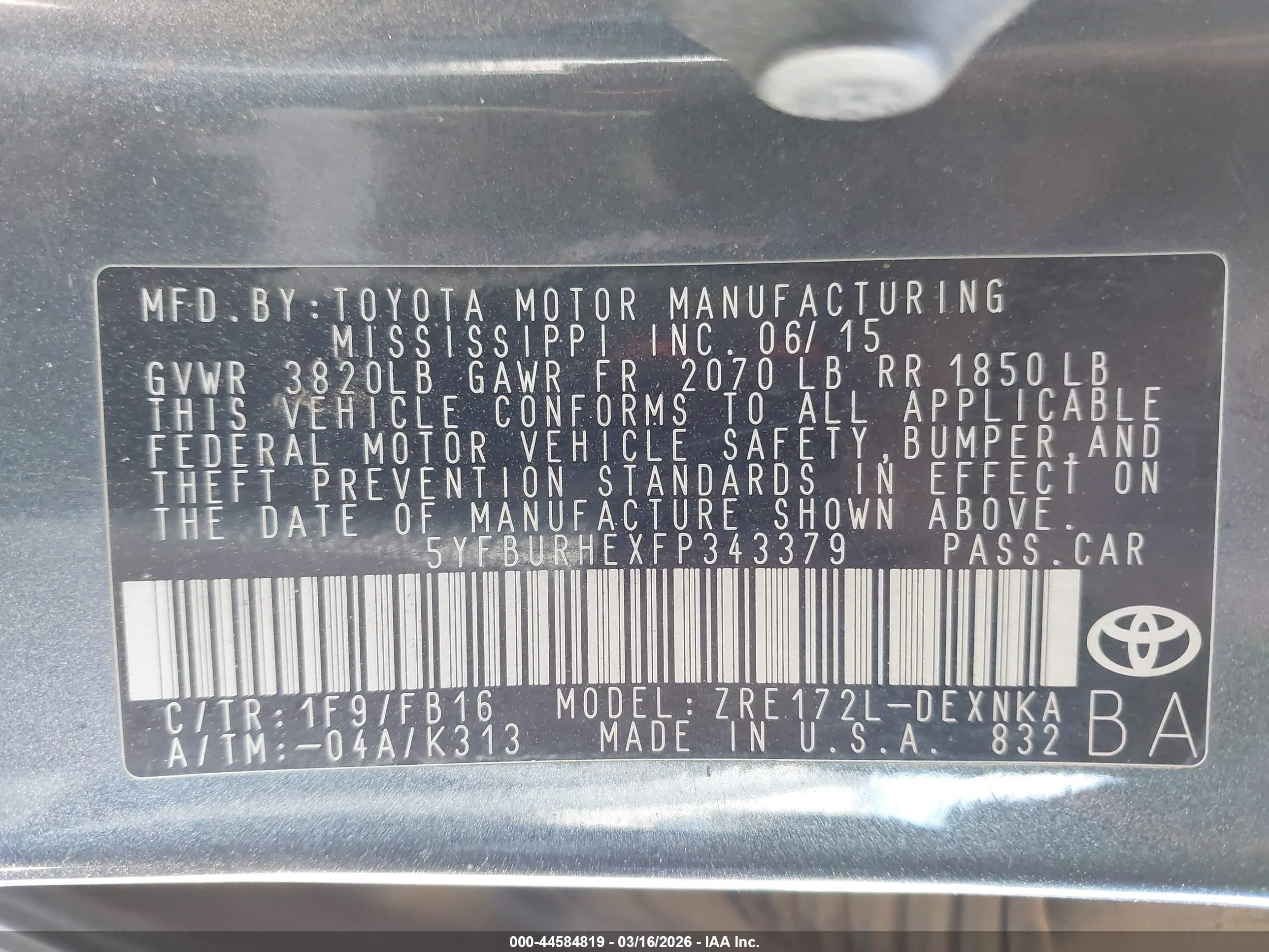 TOYOTA COROLLA image 9