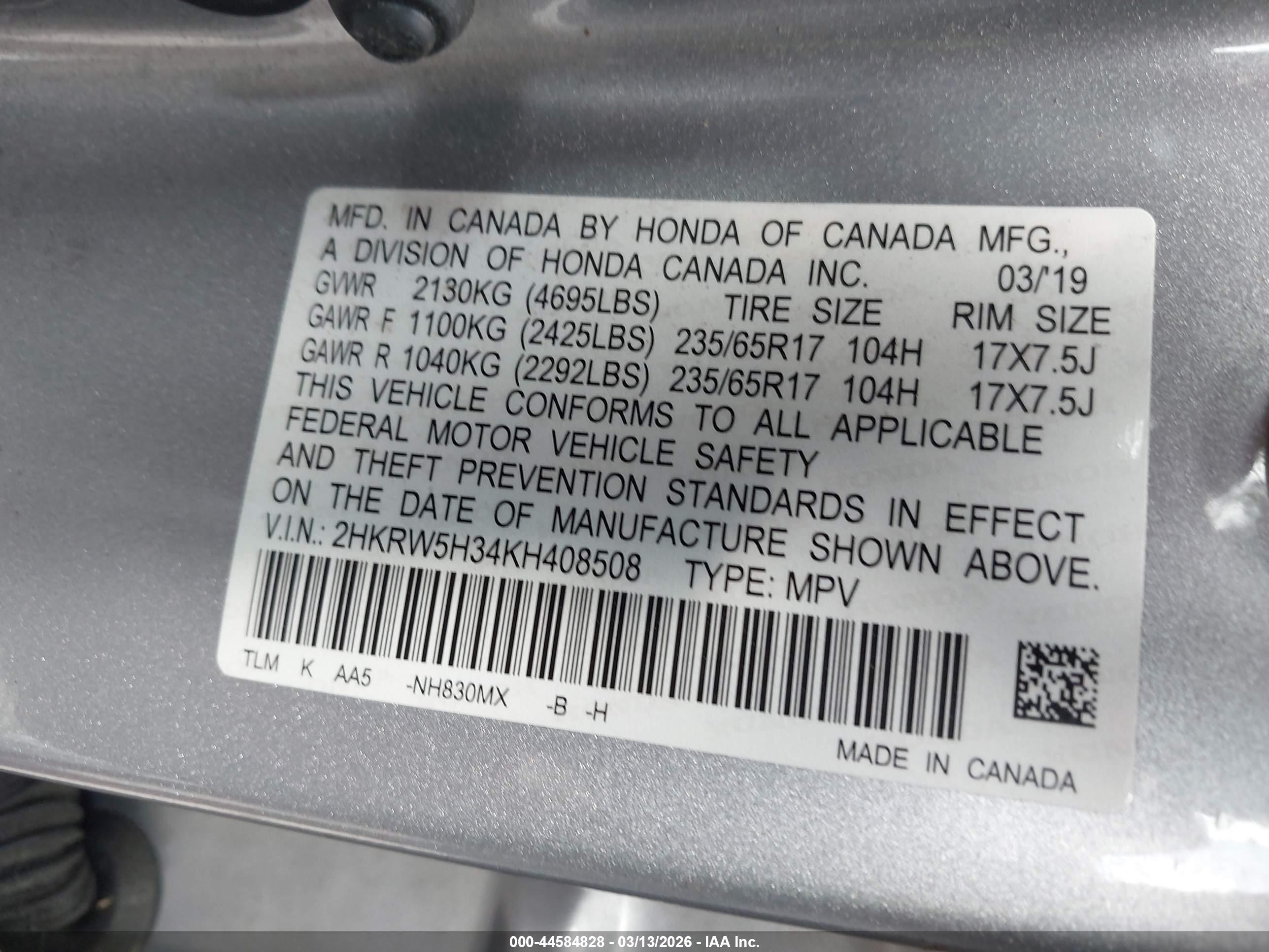 HONDA CR-V image 9