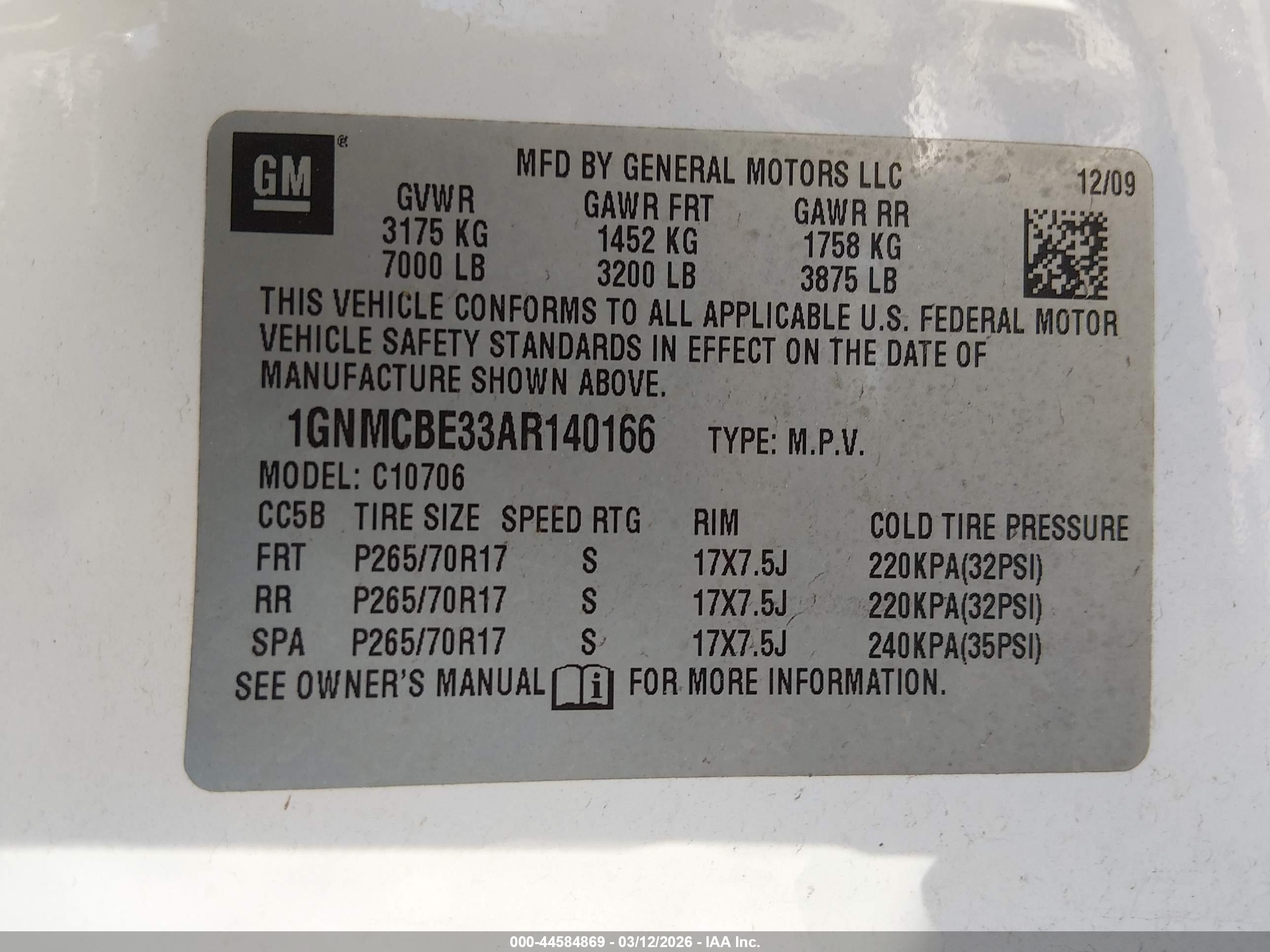 CHEVROLET TAHOE image 9