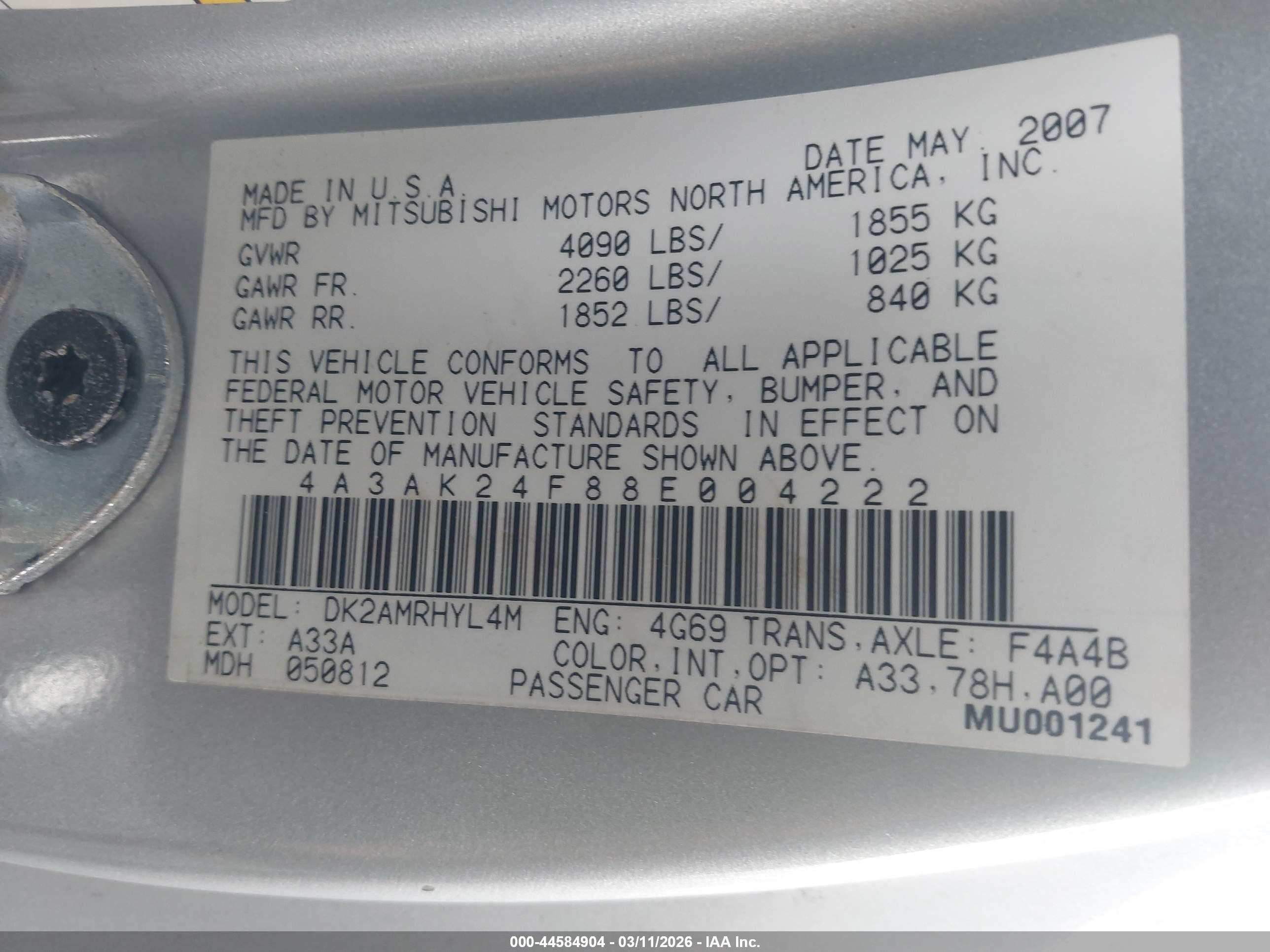 MITSUBISHI ECLIPSE image 9