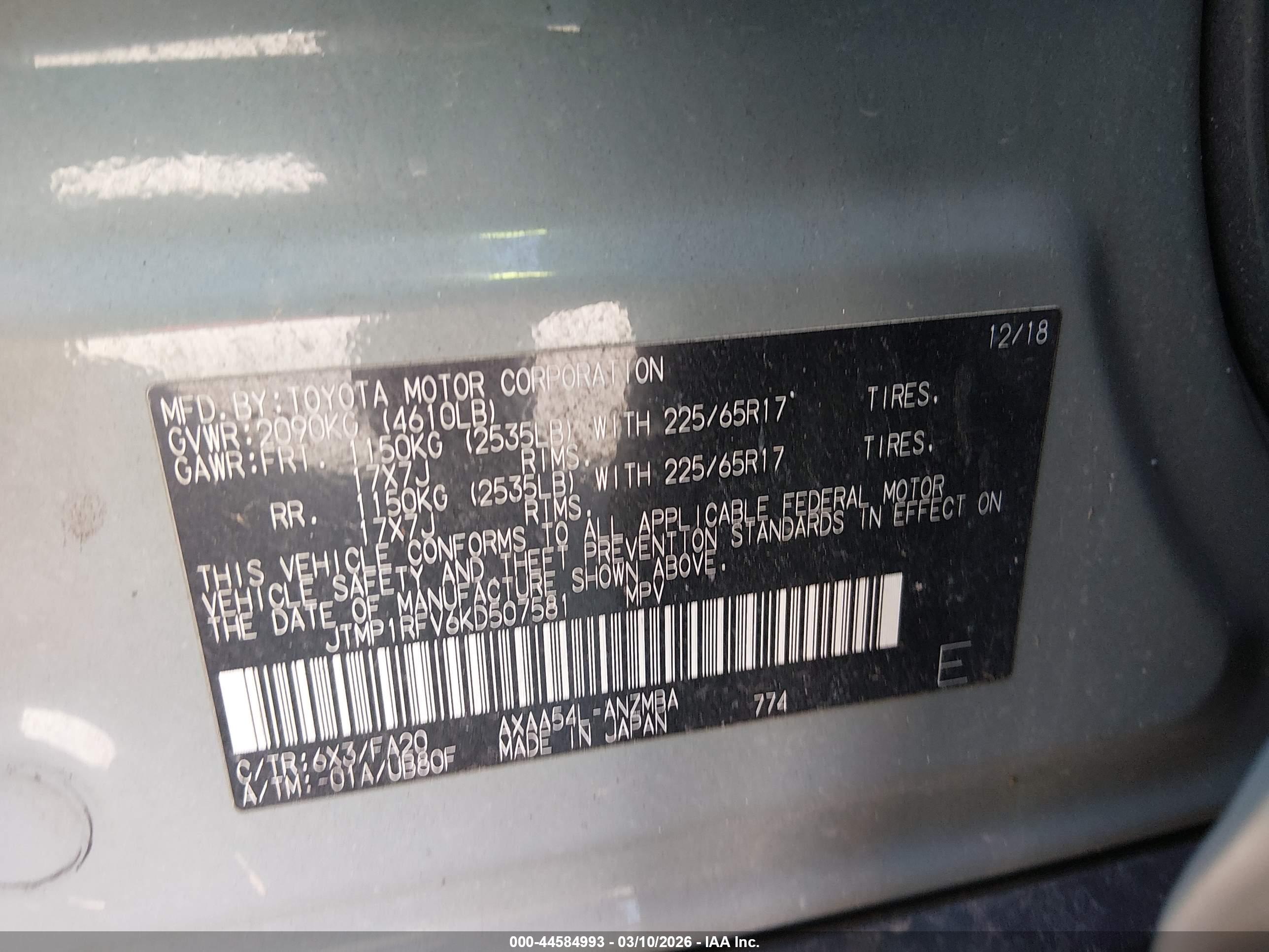 TOYOTA RAV4 image 9
