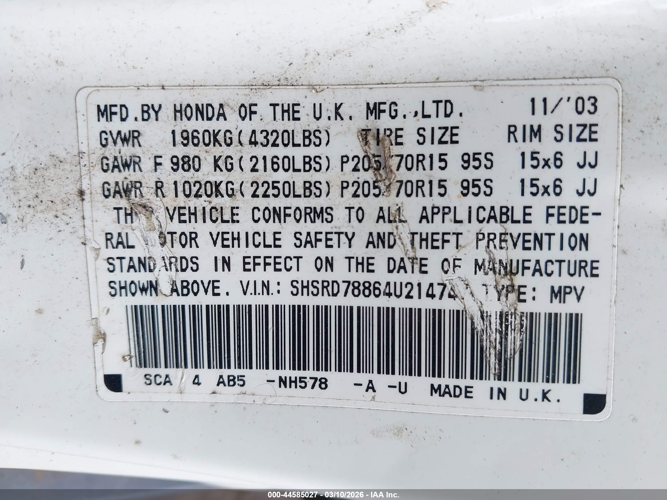 HONDA CR-V image 9