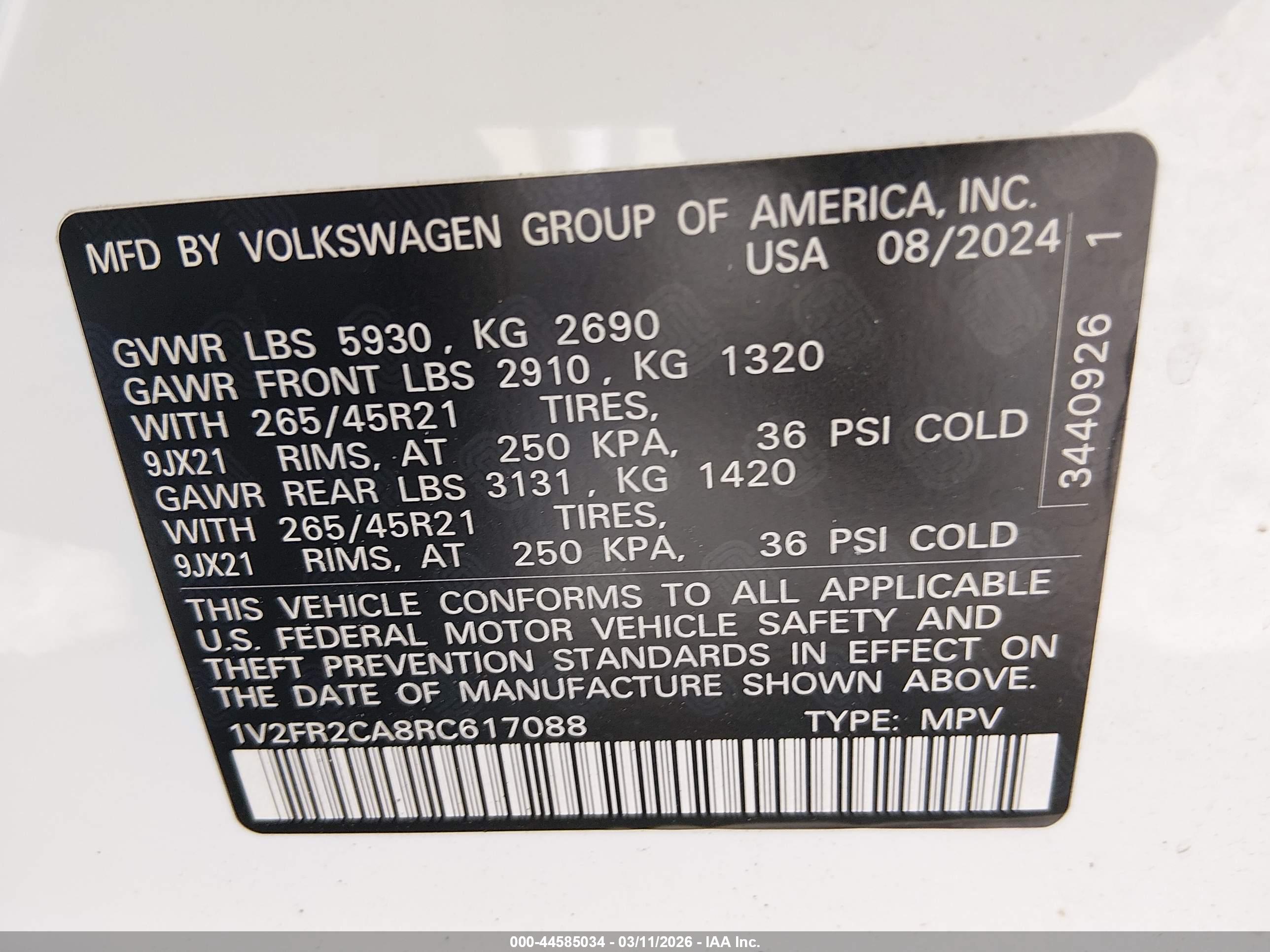 VOLKSWAGEN ATLAS image 9