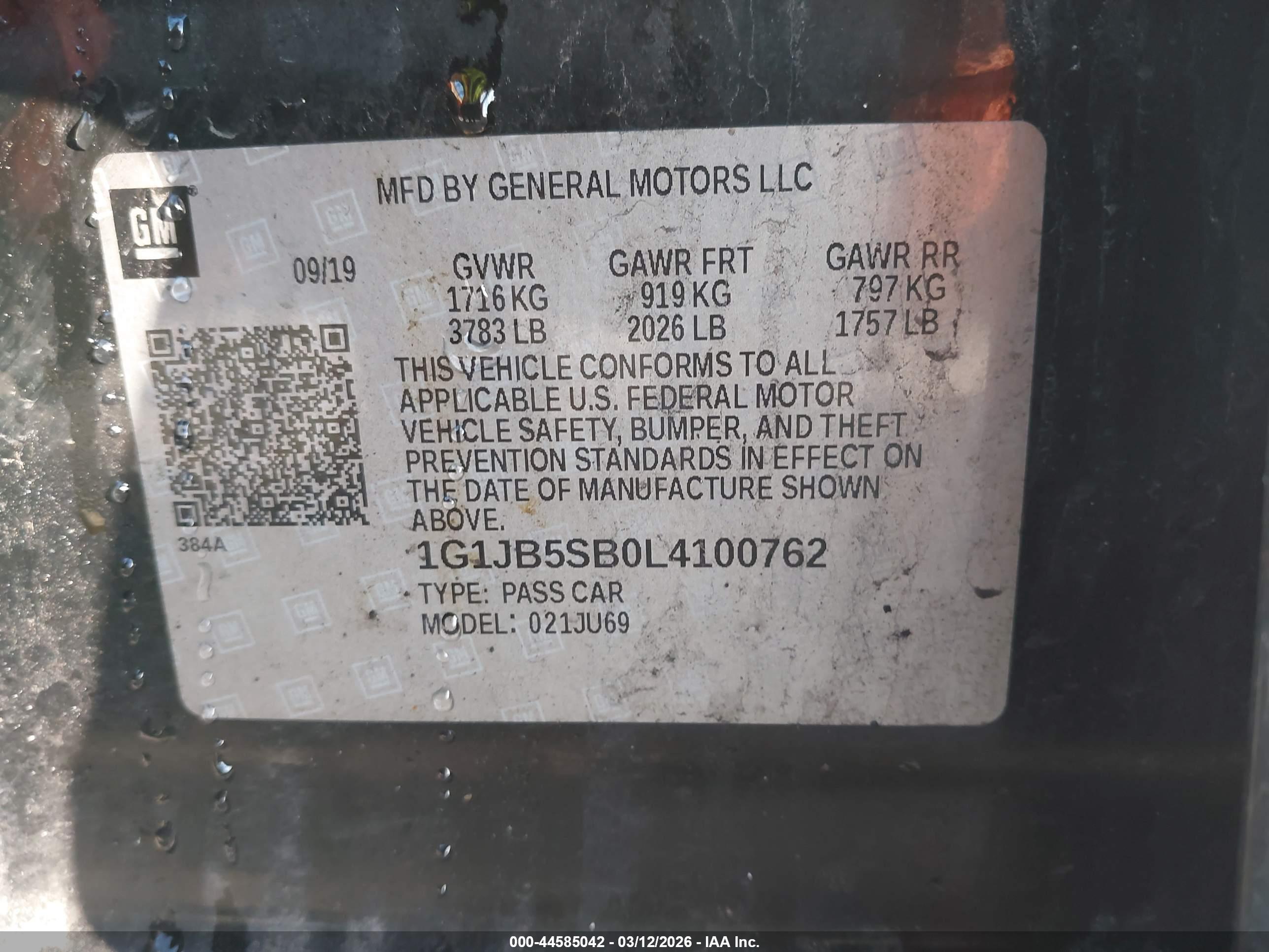 CHEVROLET SONIC image 9