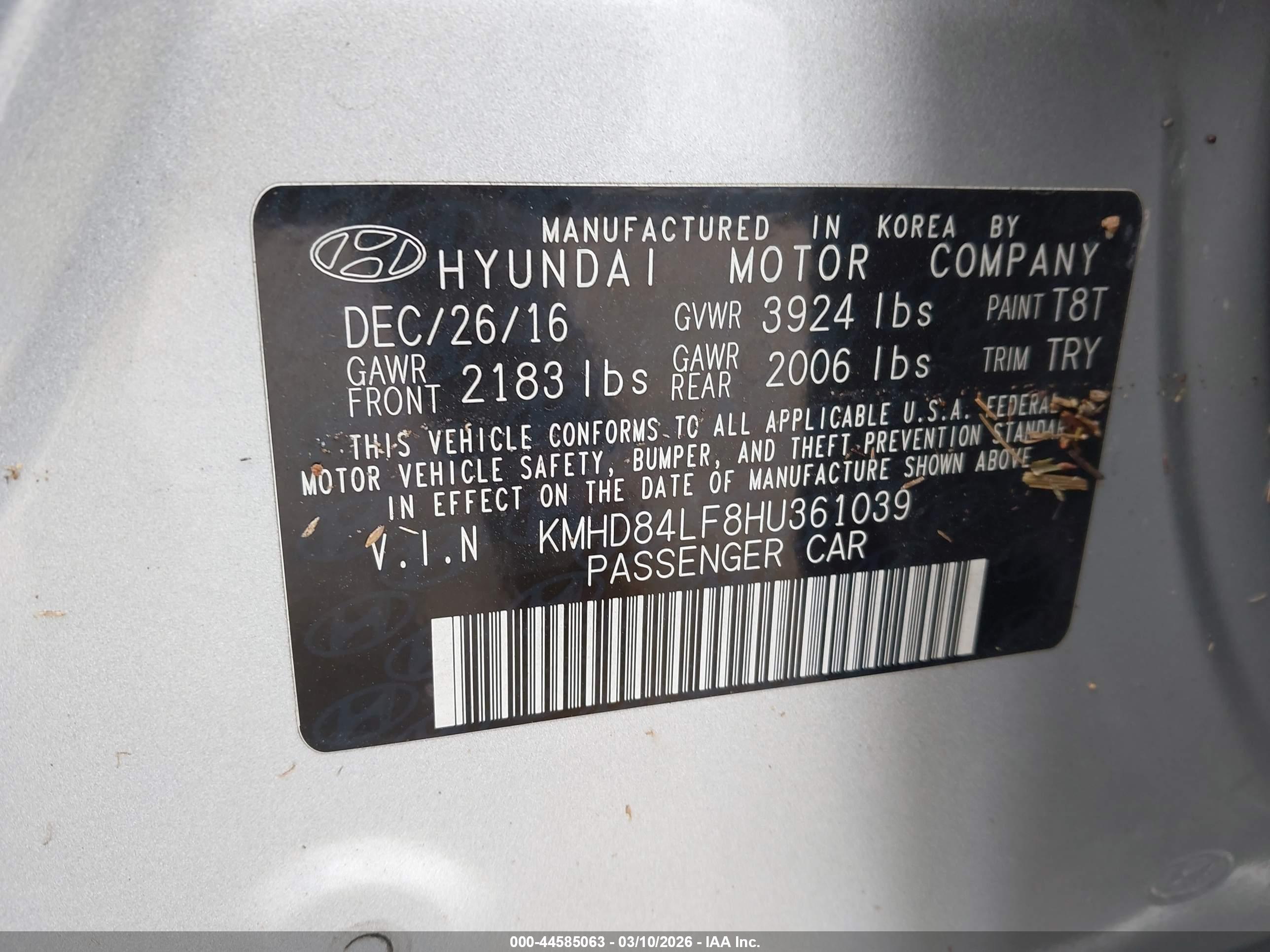 HYUNDAI ELANTRA image 9