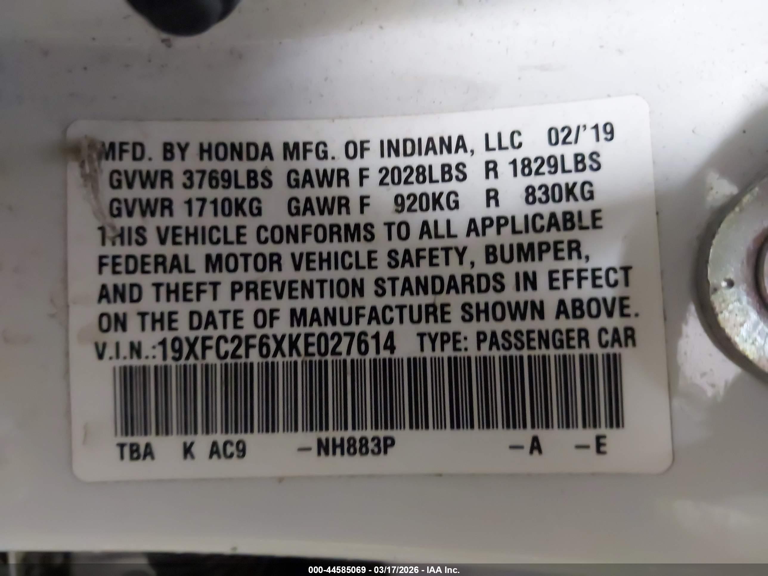 HONDA CIVIC image 9