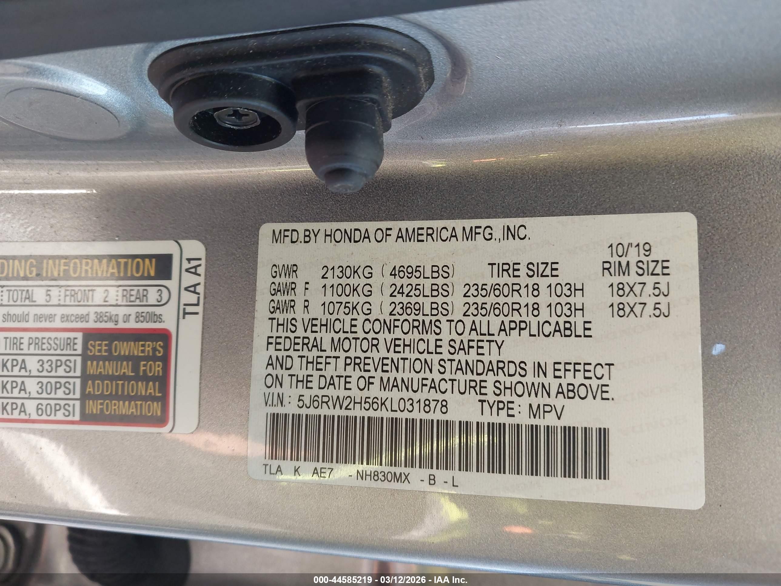 HONDA CR-V image 9