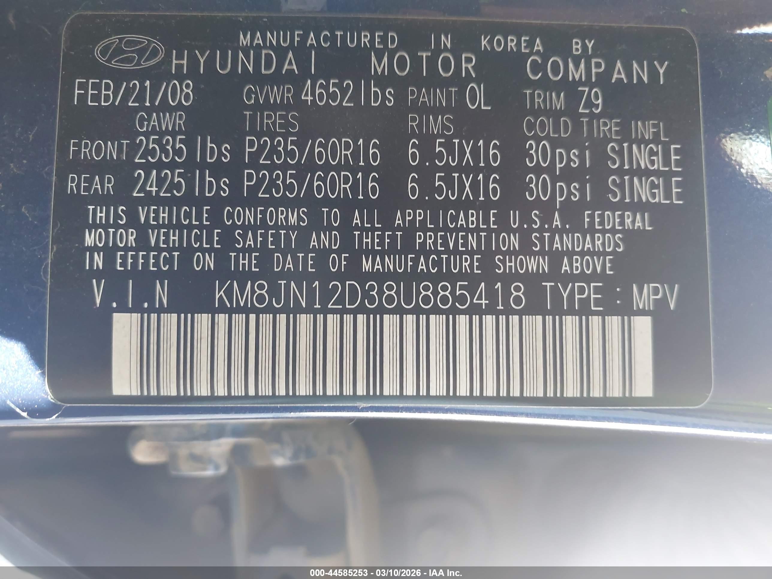 HYUNDAI TUCSON image 9
