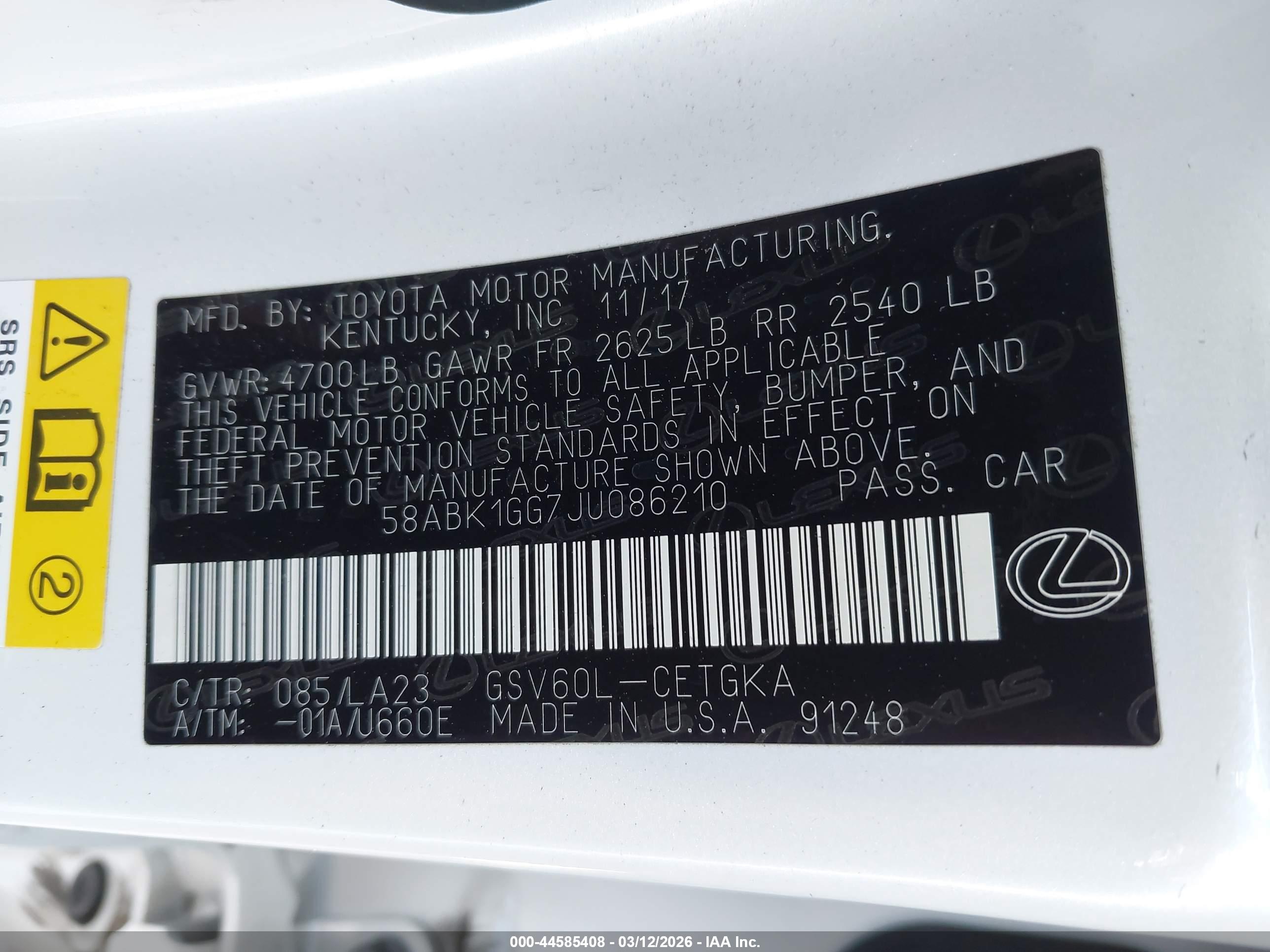 LEXUS ES image 9