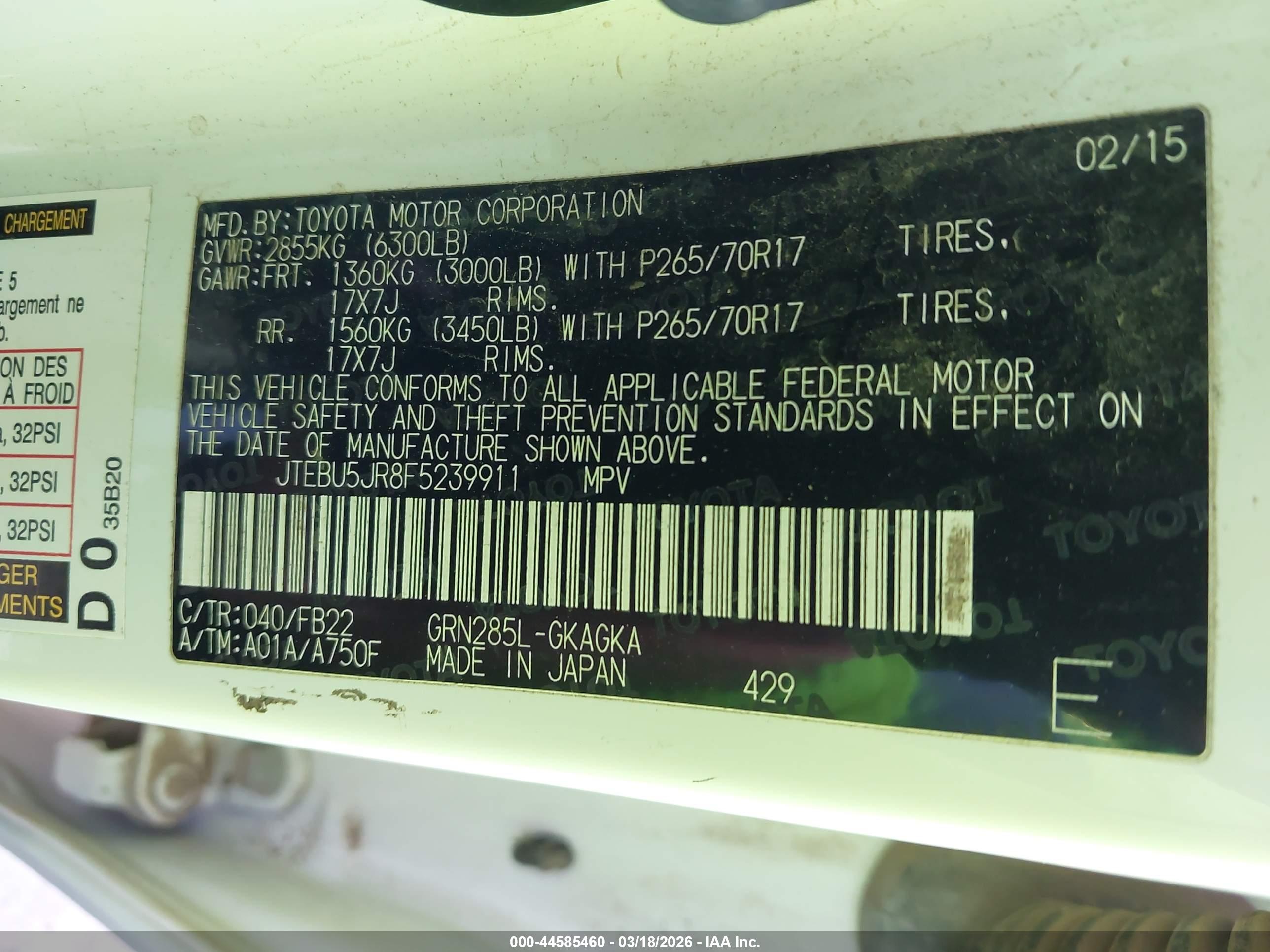 TOYOTA 4RUNNER image 9