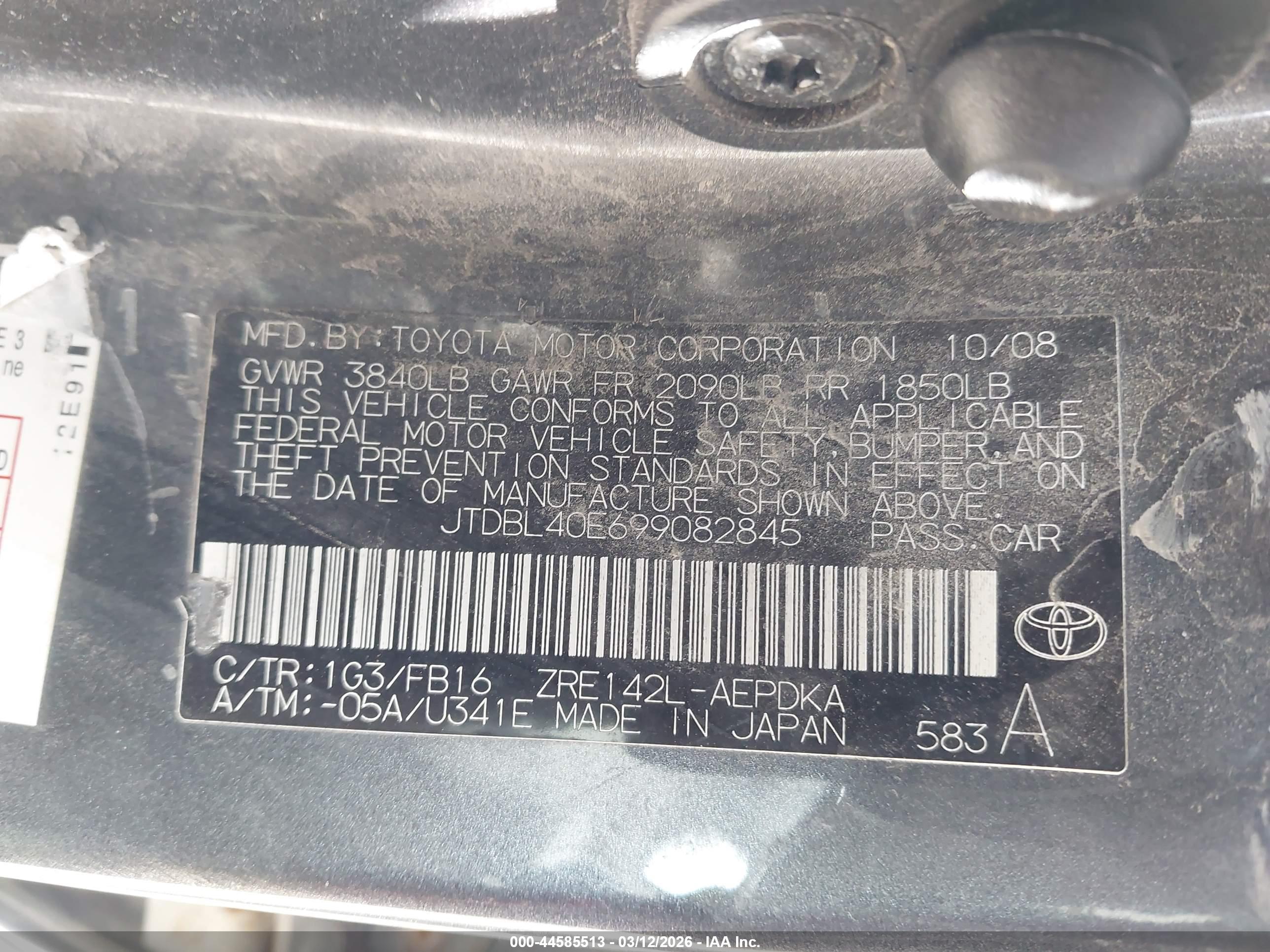 TOYOTA COROLLA image 9
