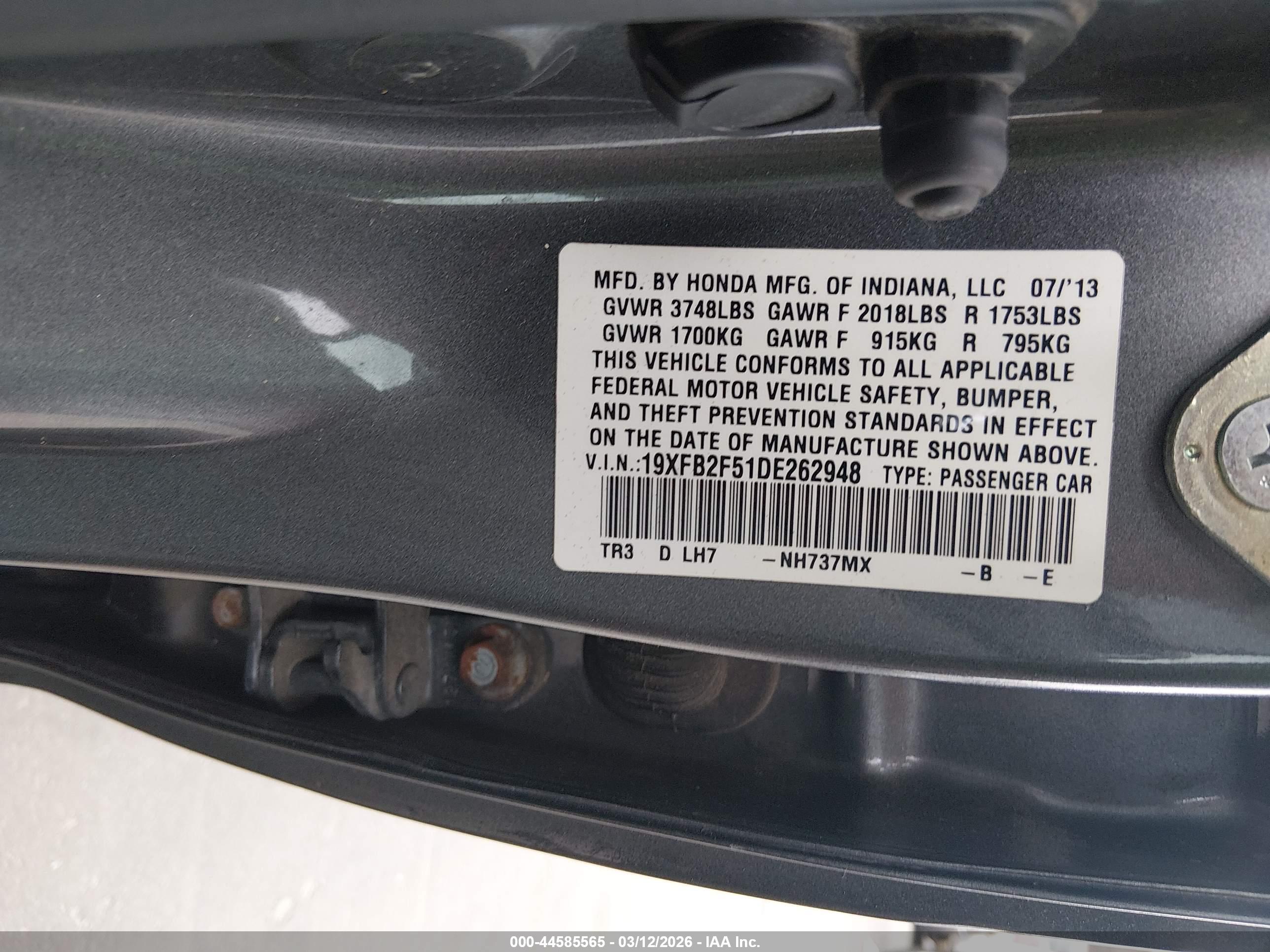 HONDA CIVIC image 9