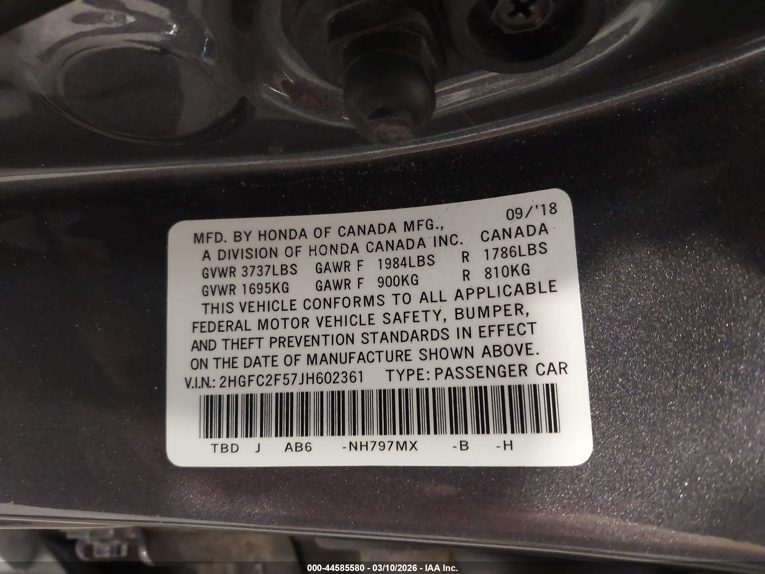 HONDA CIVIC image 9