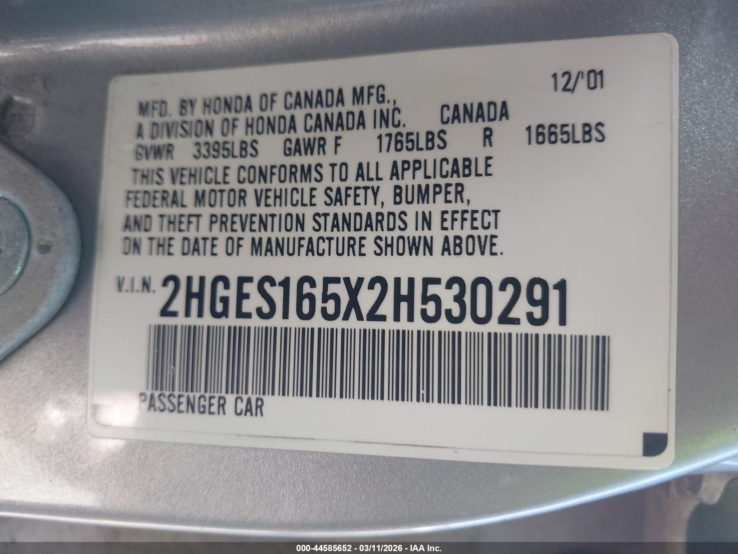 HONDA CIVIC image 9