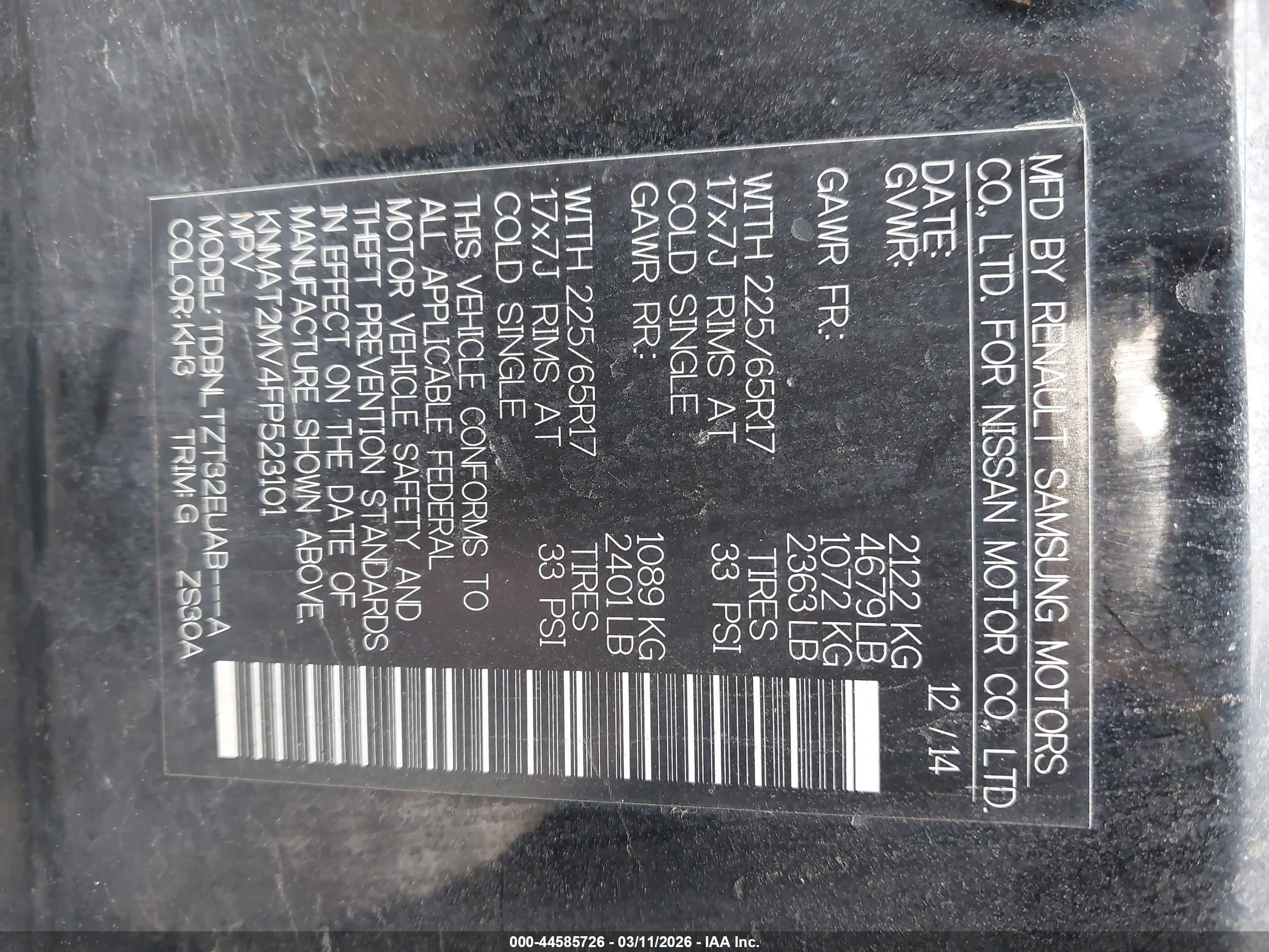 NISSAN ROGUE image 9