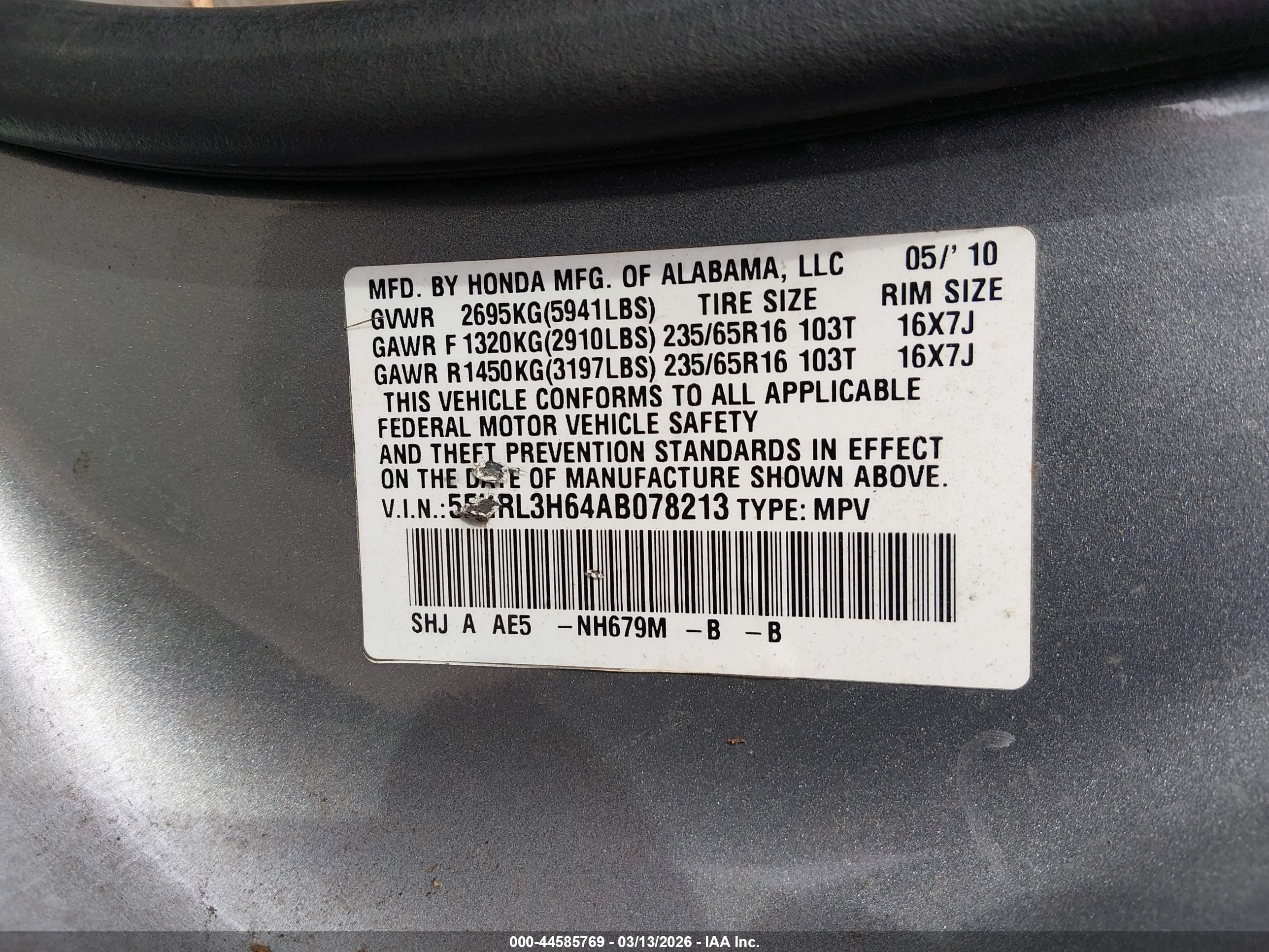 HONDA ODYSSEY image 9
