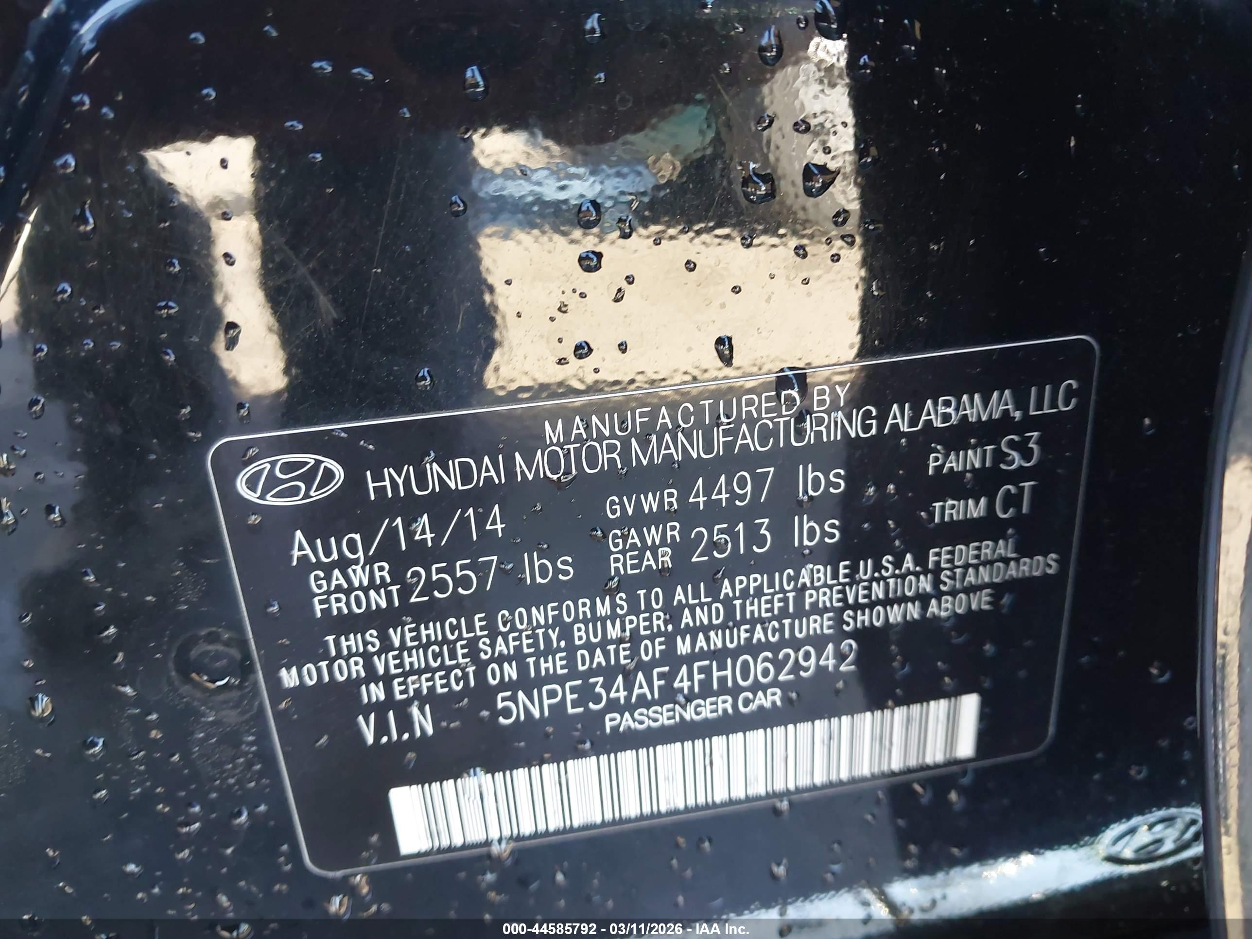 HYUNDAI SONATA image 9