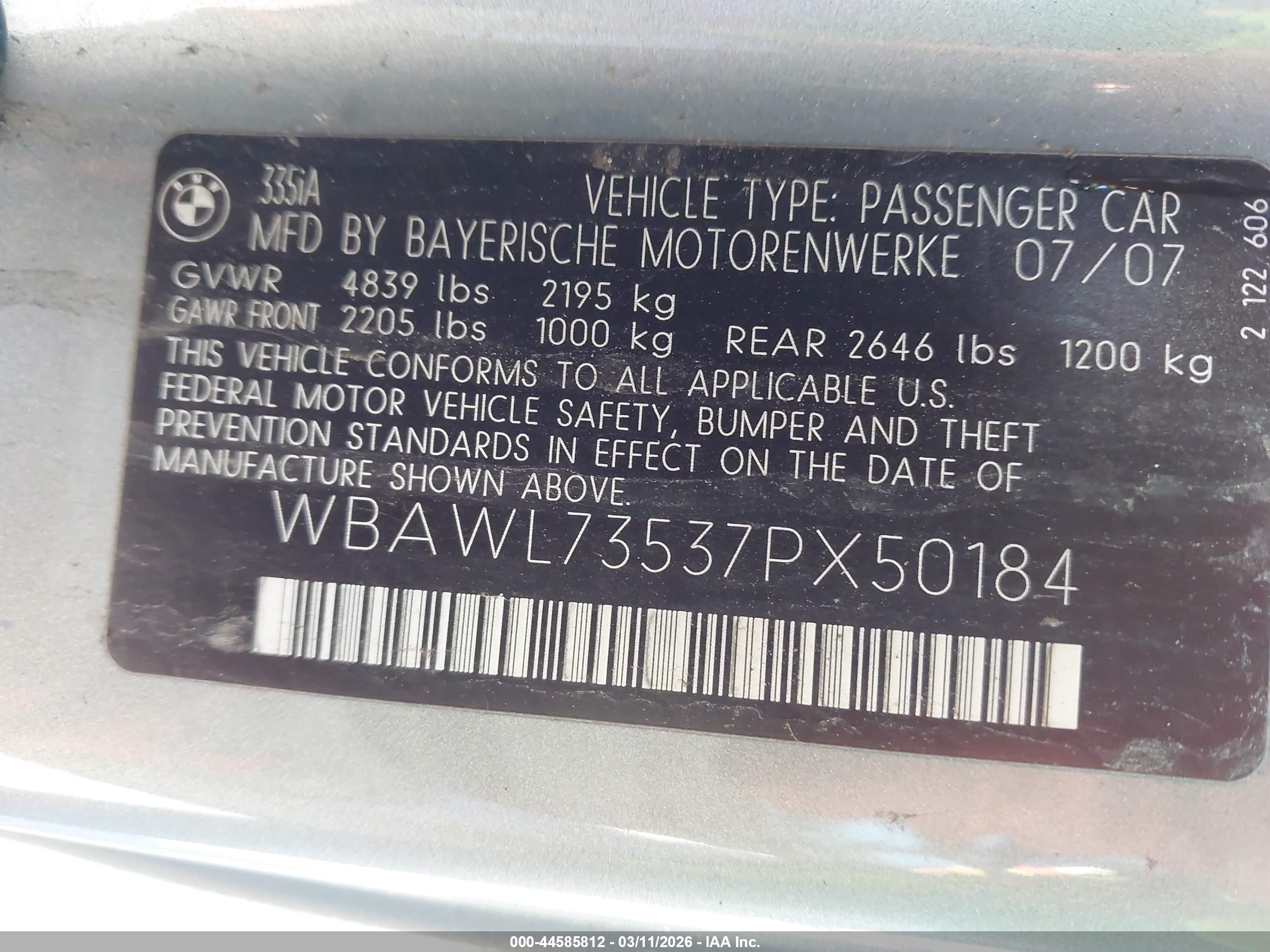 BMW 335I image 9