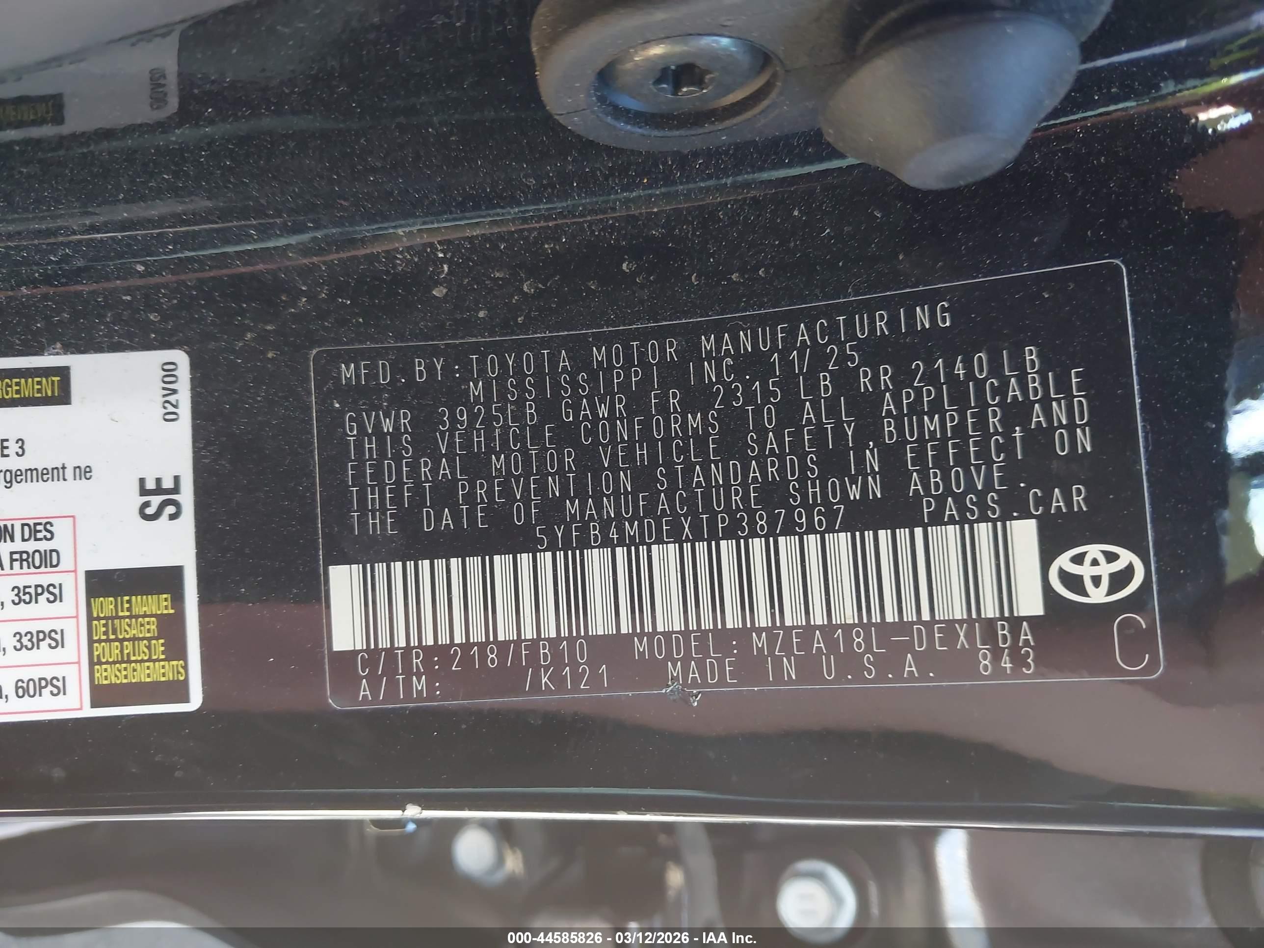 TOYOTA COROLLA image 9