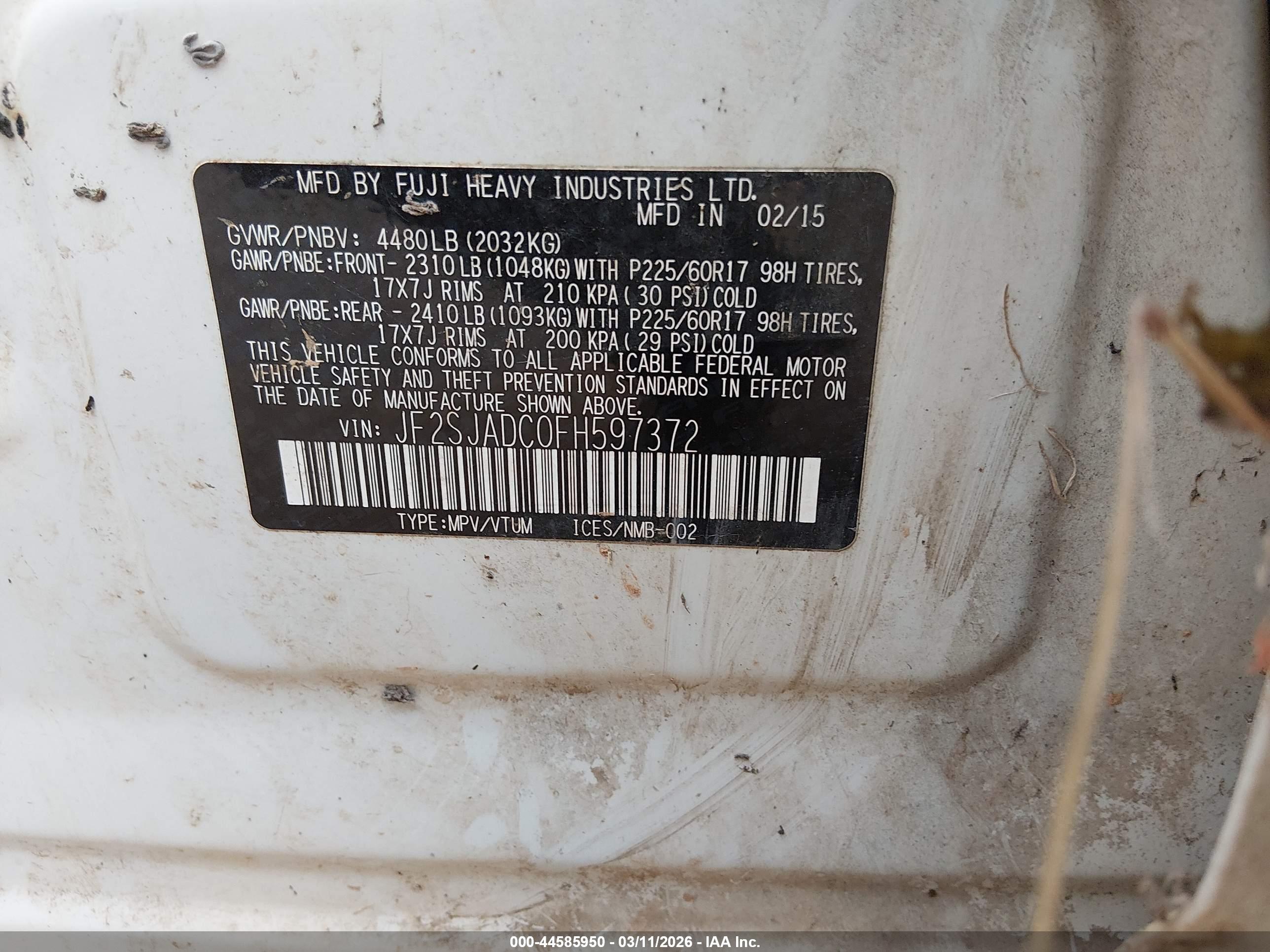 SUBARU FORESTER image 9