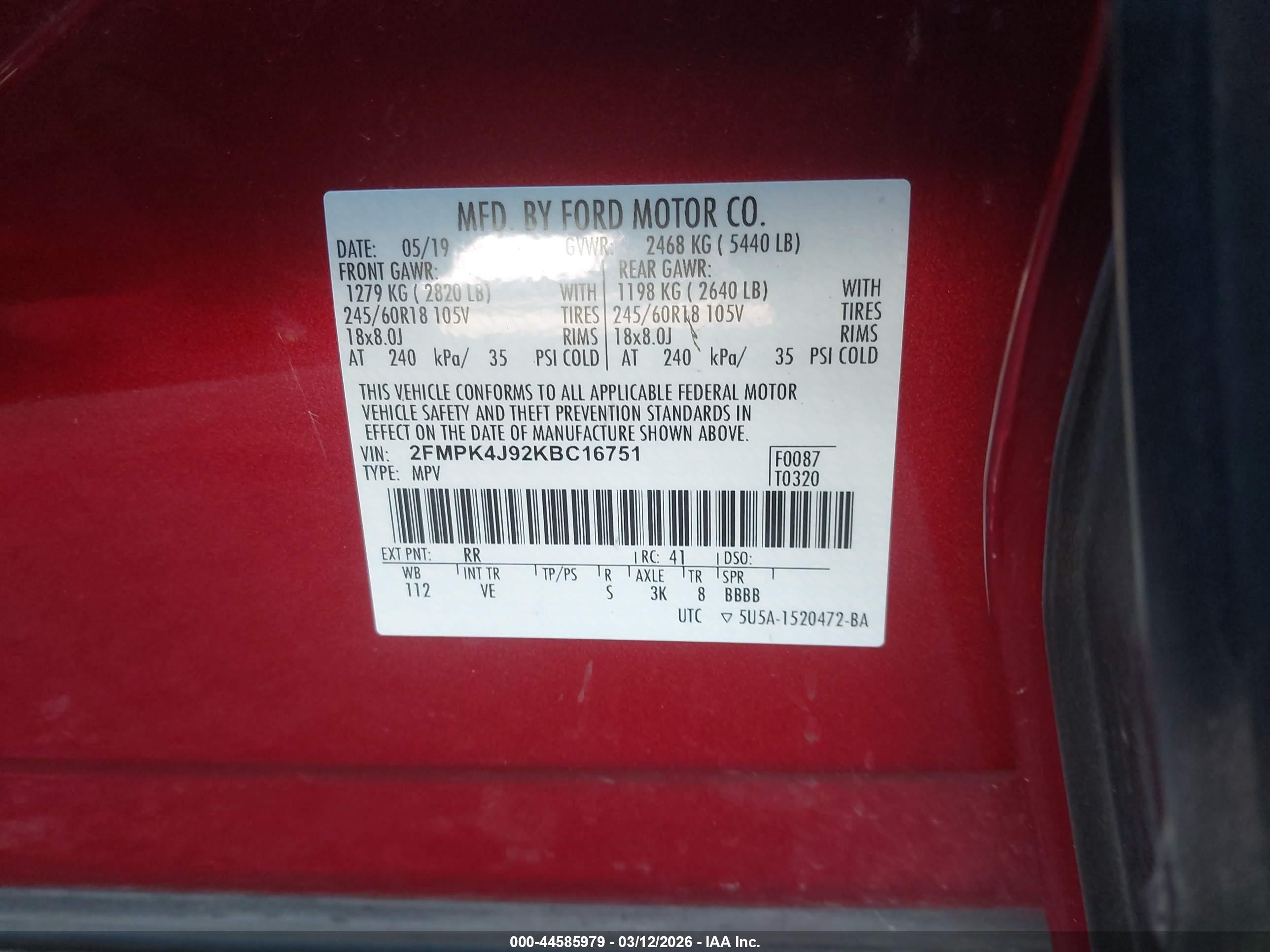 FORD EDGE image 9