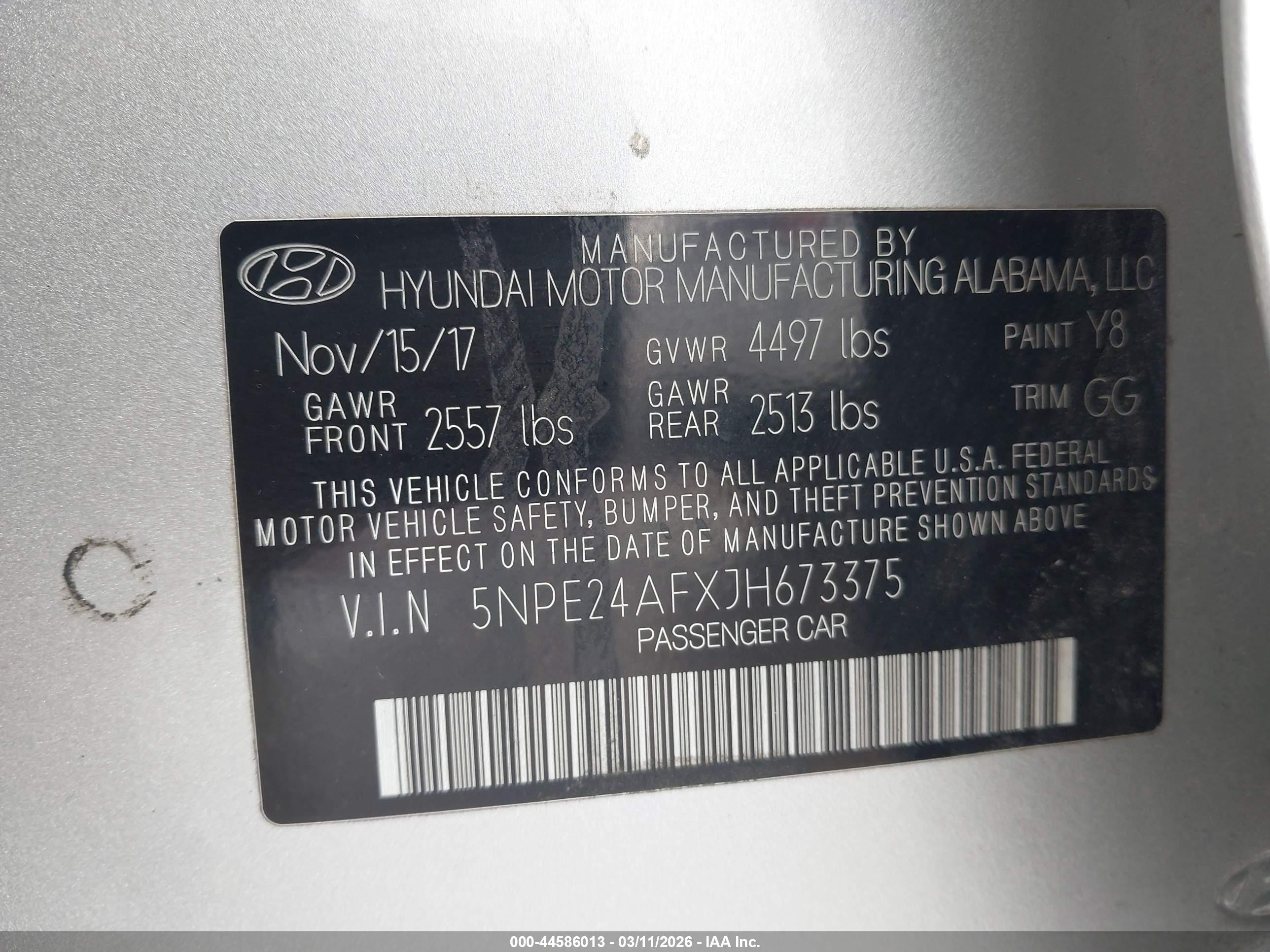HYUNDAI SONATA image 9