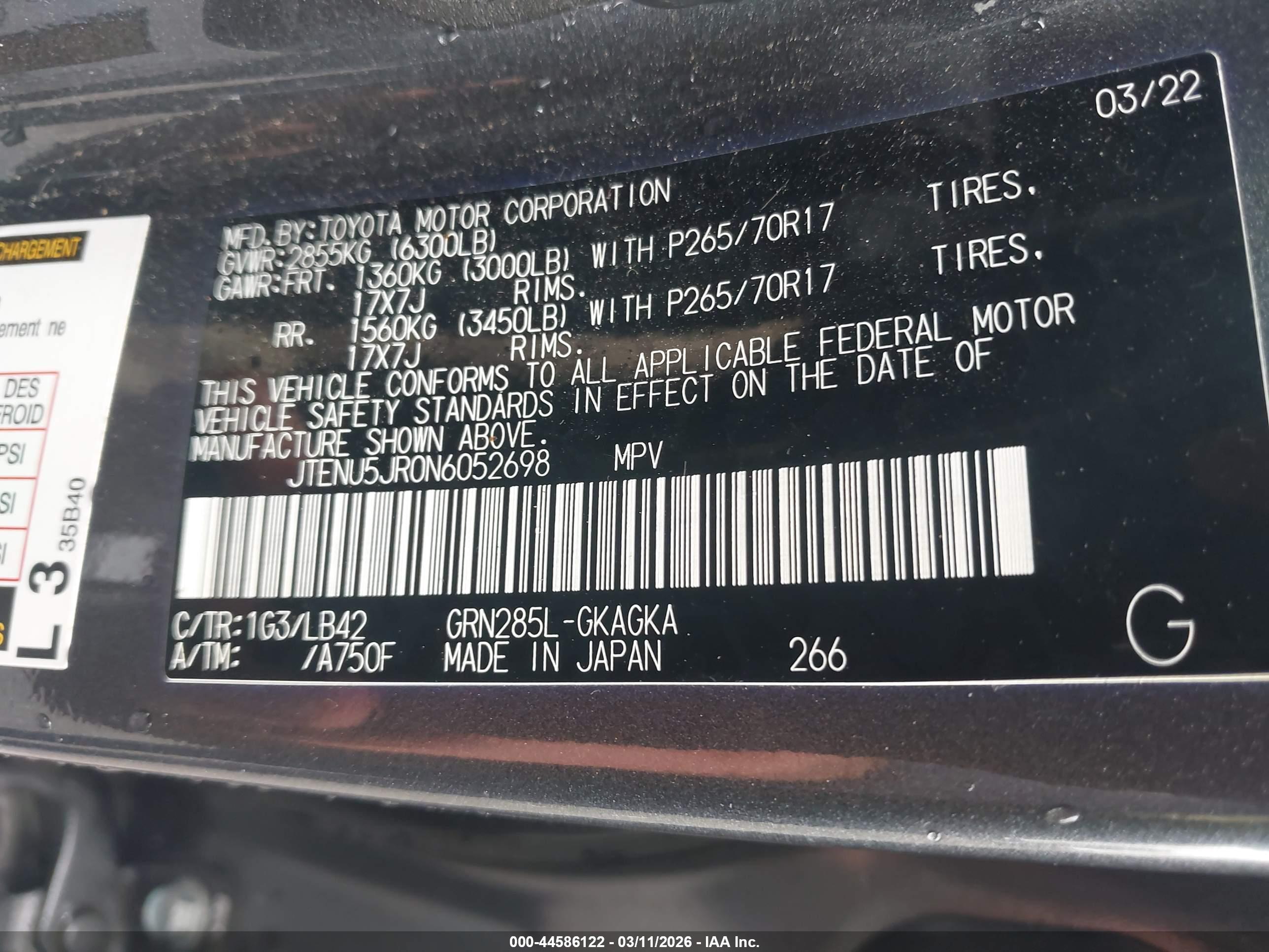 TOYOTA 4RUNNER image 9